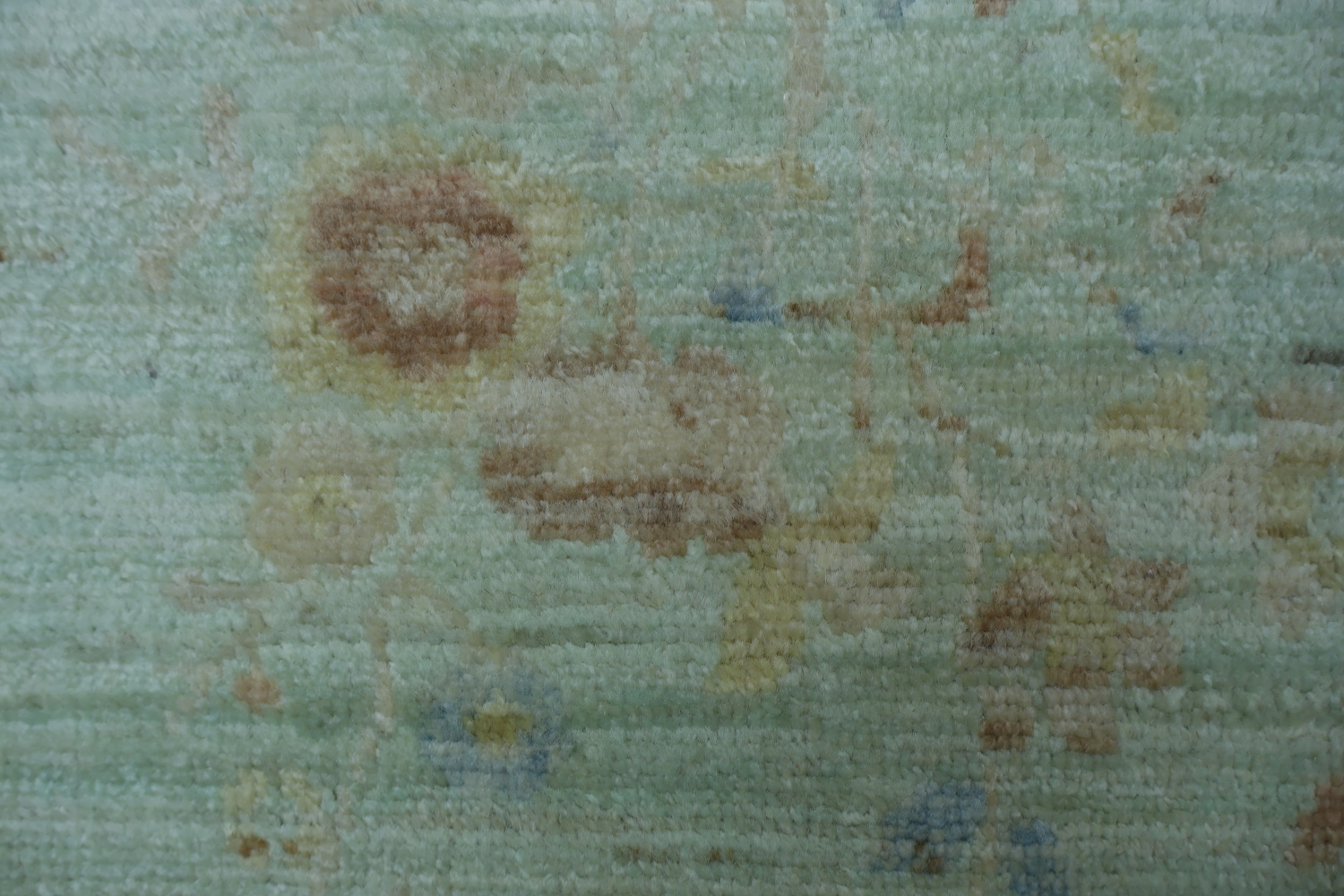 Vegetable Dye Oushak Turkish Area Rug 4x5