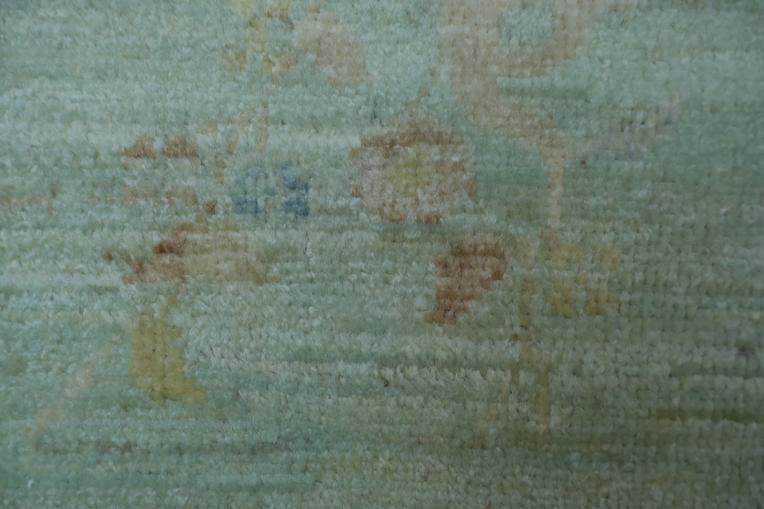 Vegetable Dye Oushak Turkish Area Rug 4x5