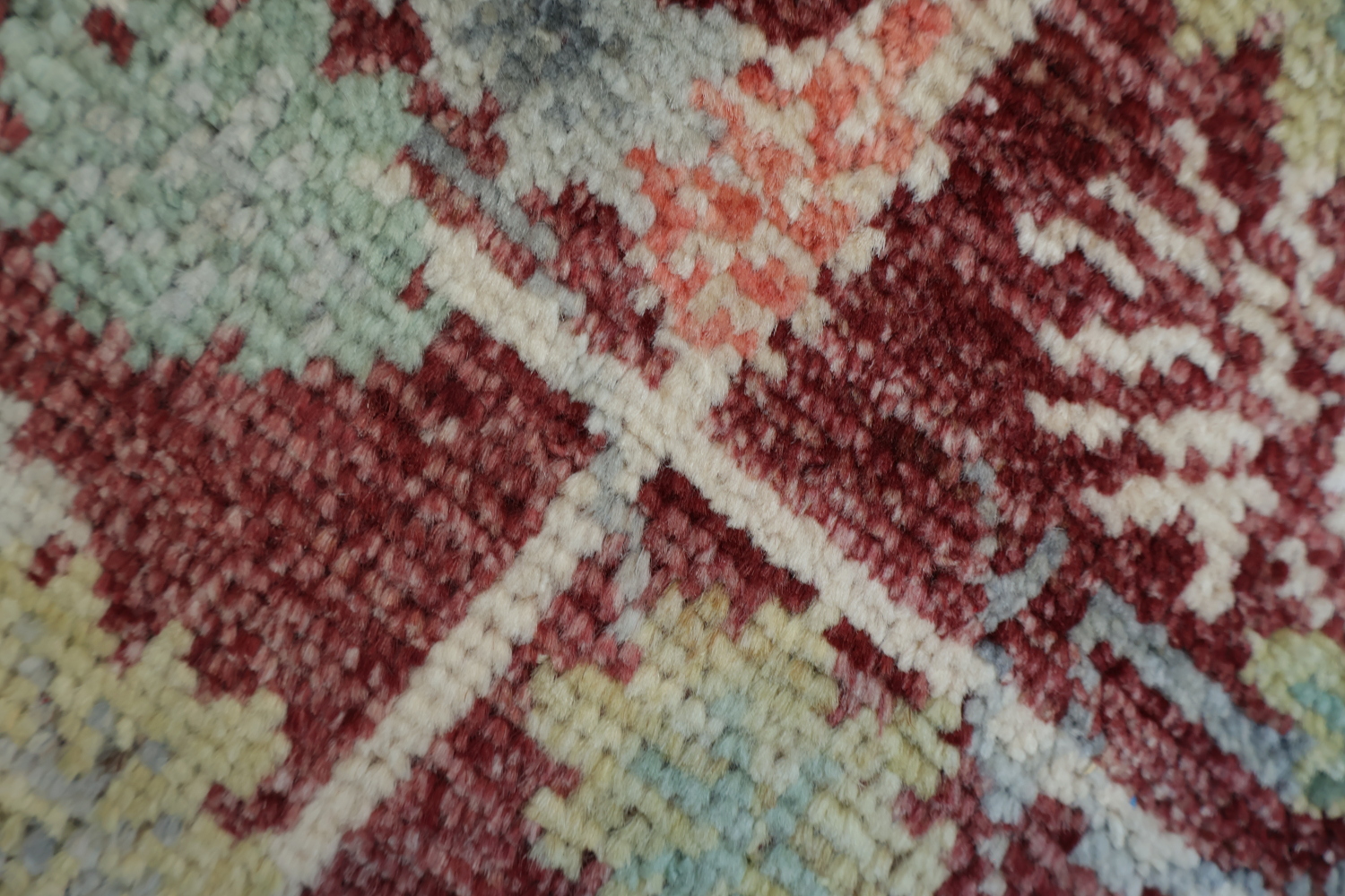 Vegetable Dye Art Deco Oriental Area Rug 4x5
