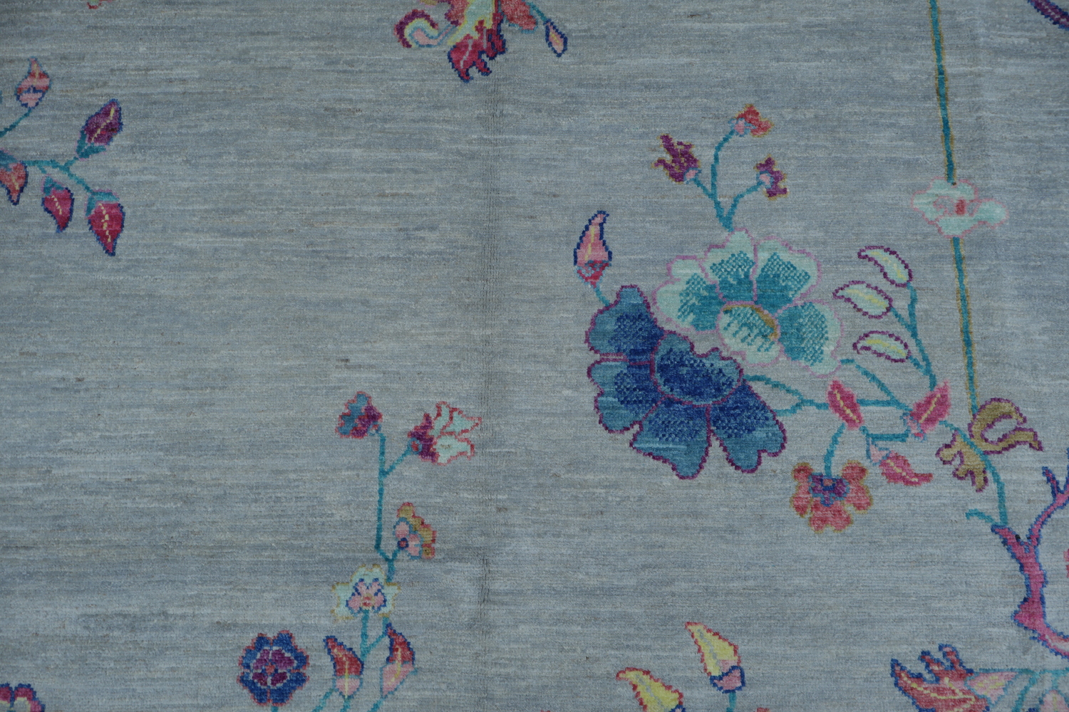 Vegetable Dye Art Deco Oriental Area Rug 9x12