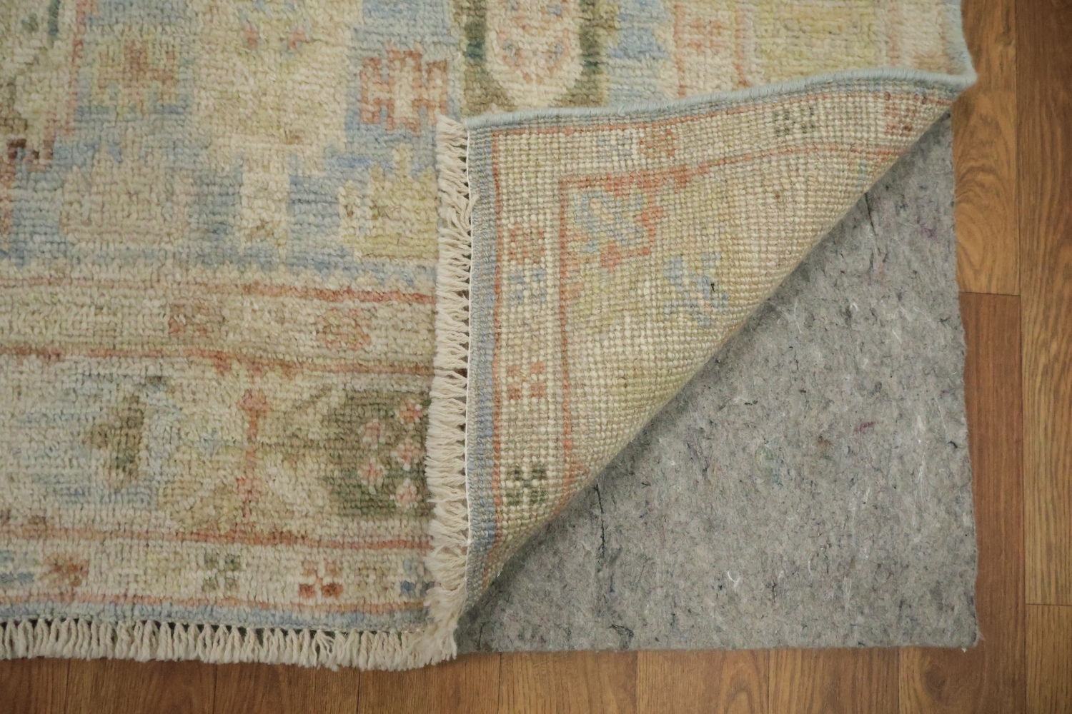 Vegetable Dye Oushak Turkish Rug 3x4