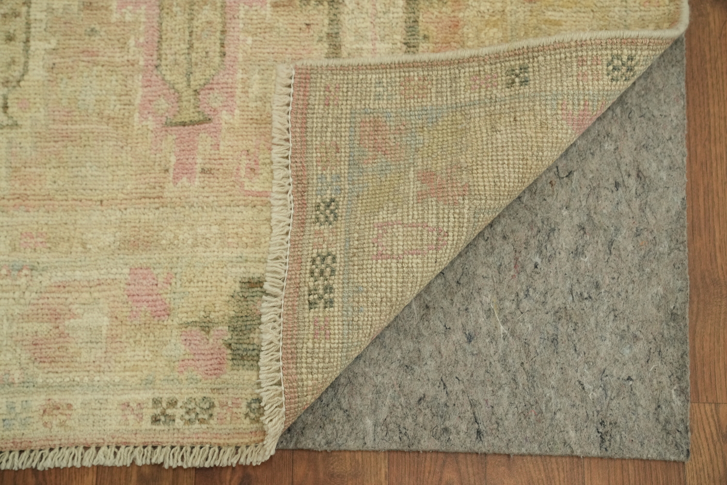 Turkish Oushak Vegetable Dye Area Rug 3x4