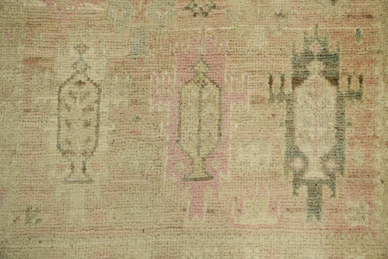 Turkish Oushak Vegetable Dye Area Rug 3x4