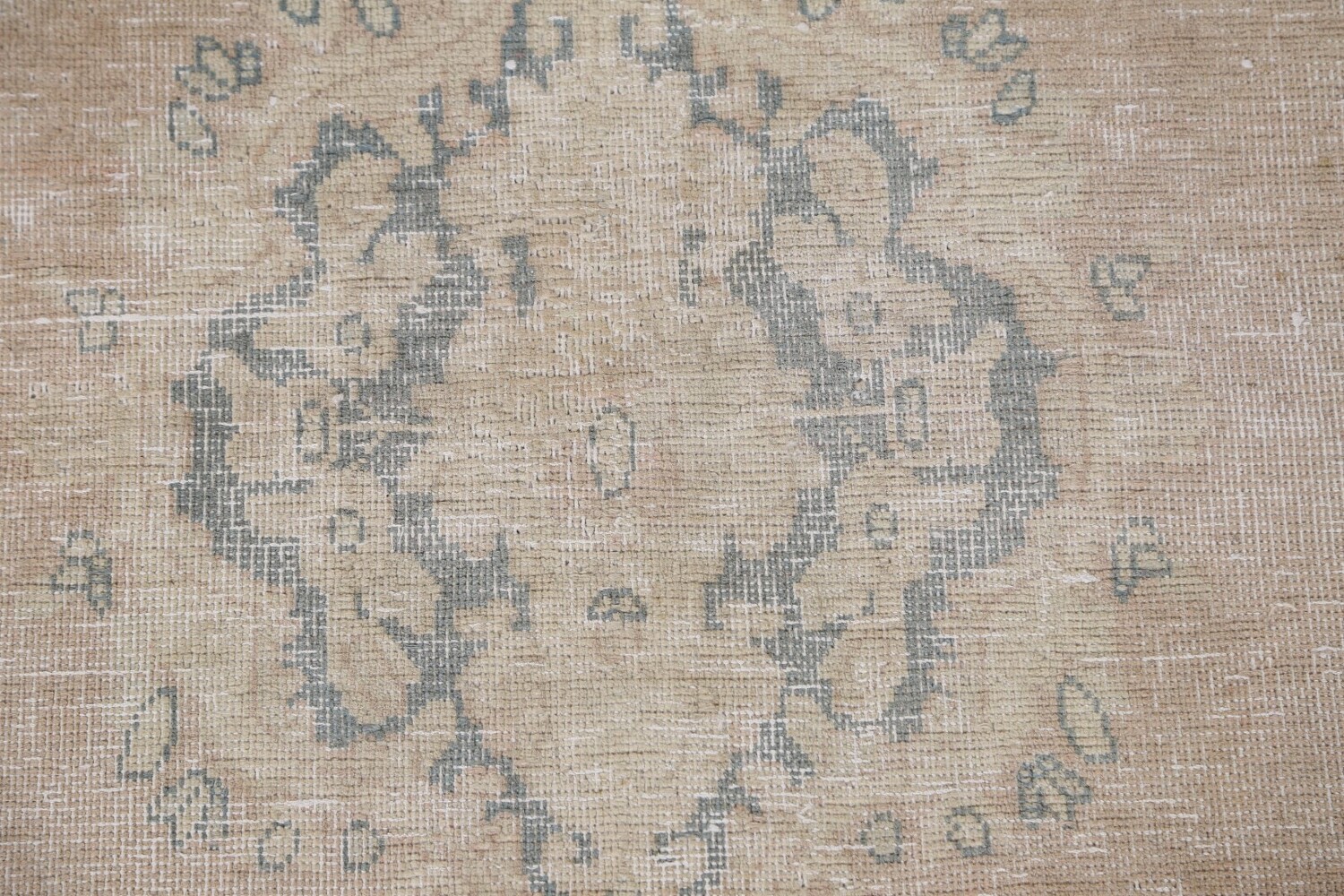 Antique Distressed Kerman Persian Rug 5x13