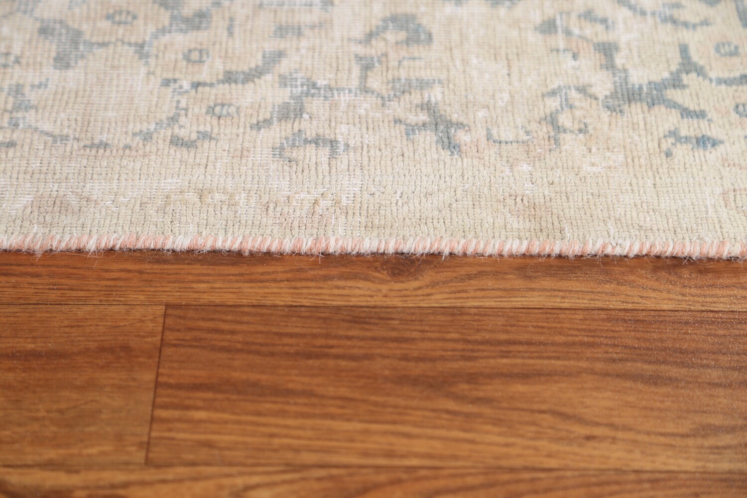 Antique Distressed Kerman Persian Rug 5x13