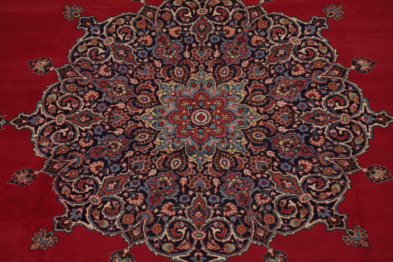 Antique Vegetable Dye Mahal Persian Large Rug 12x18