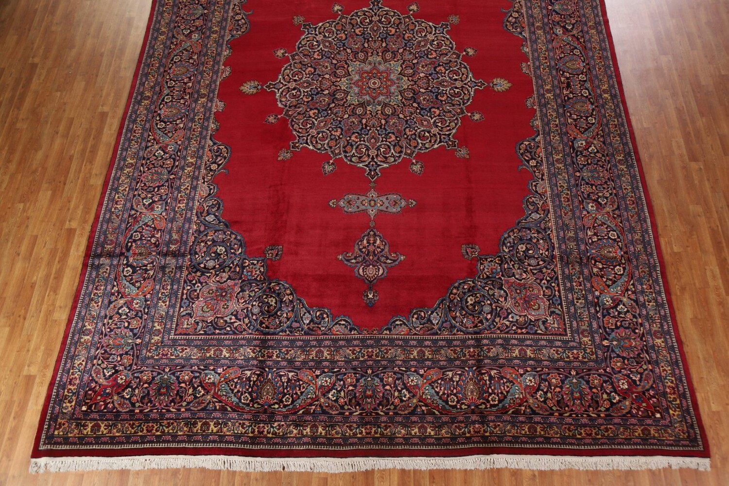 Antique Vegetable Dye Mahal Persian Large Rug 12x18