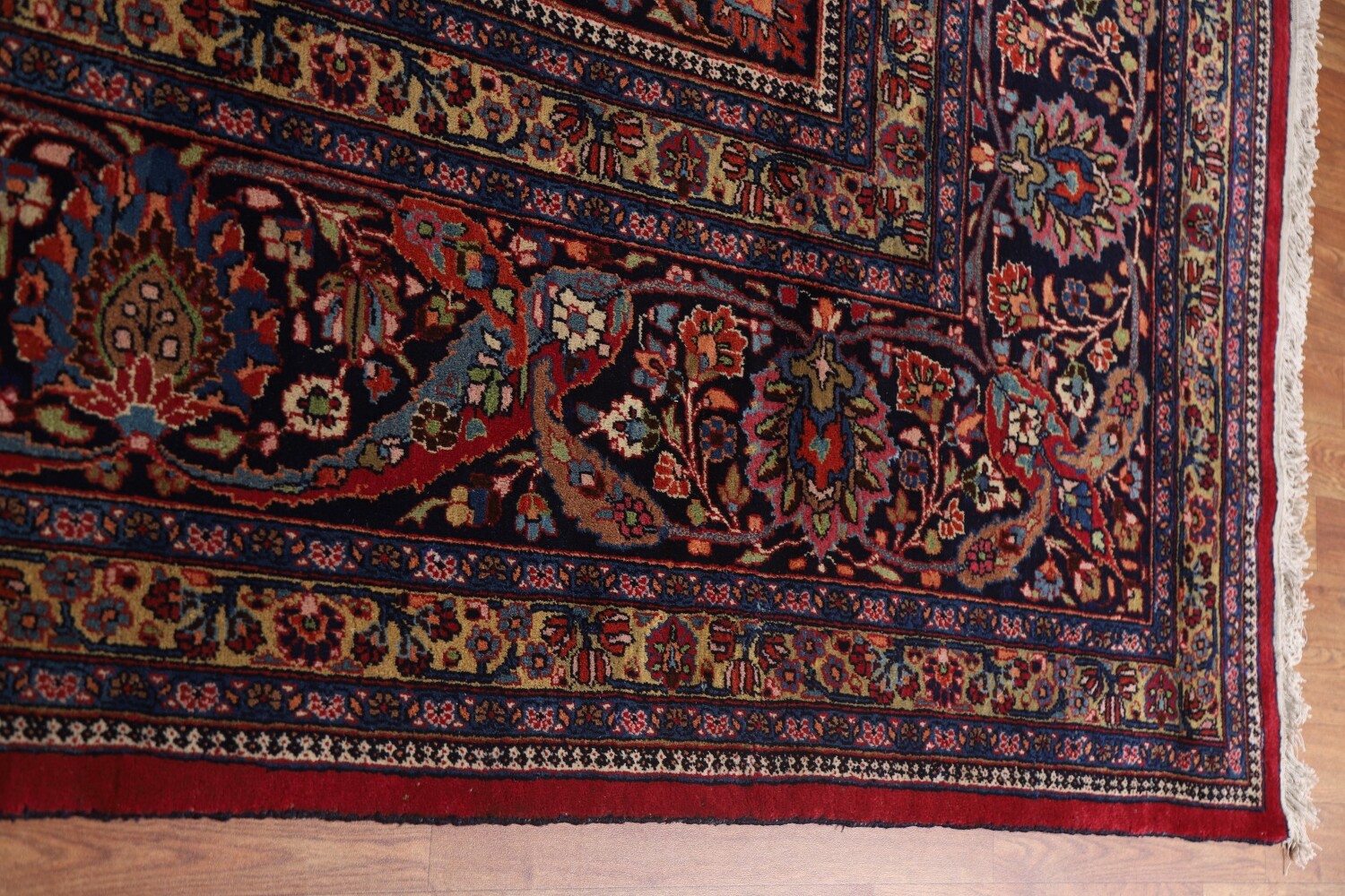 Antique Vegetable Dye Mahal Persian Large Rug 12x18