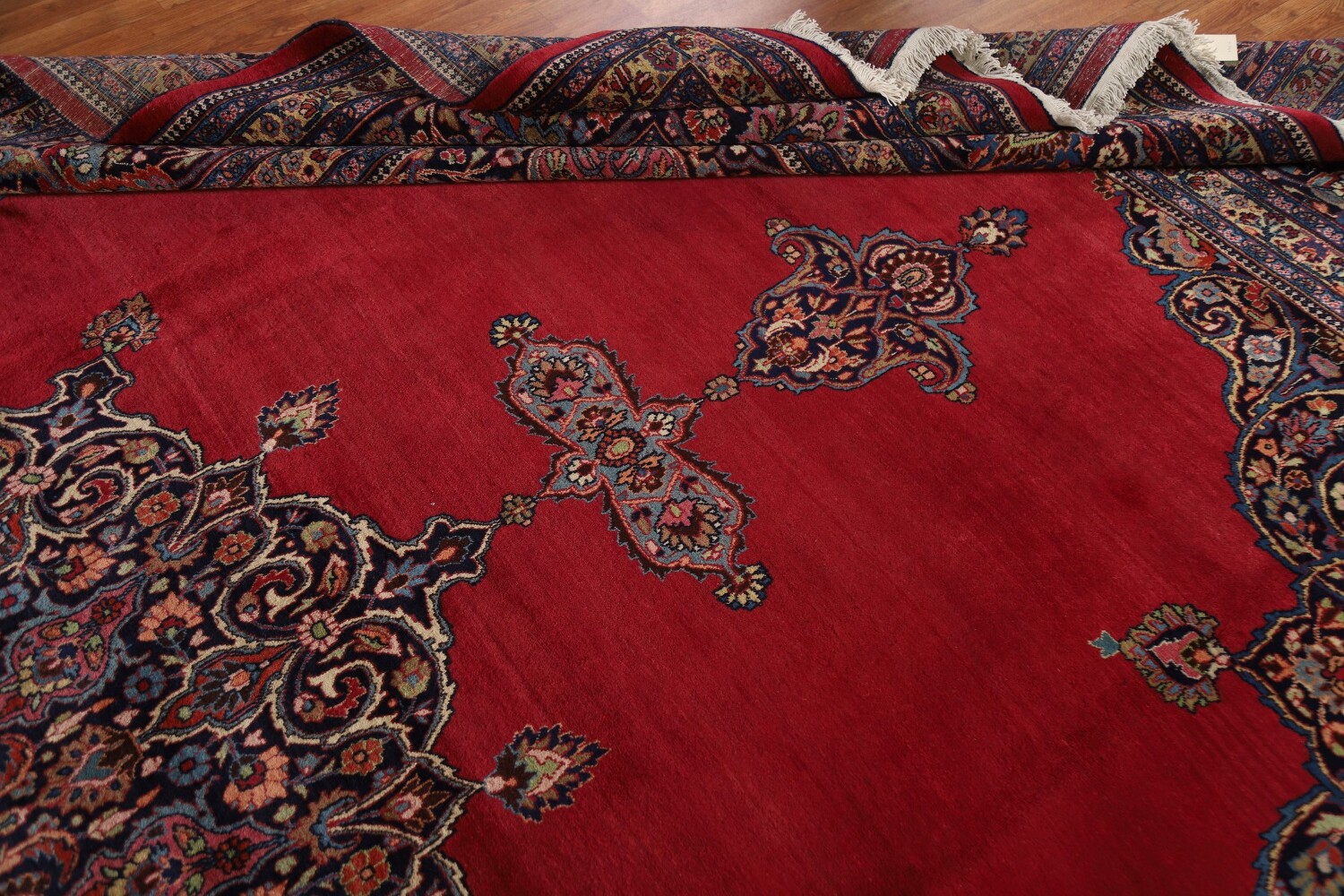 Antique Vegetable Dye Mahal Persian Large Rug 12x18