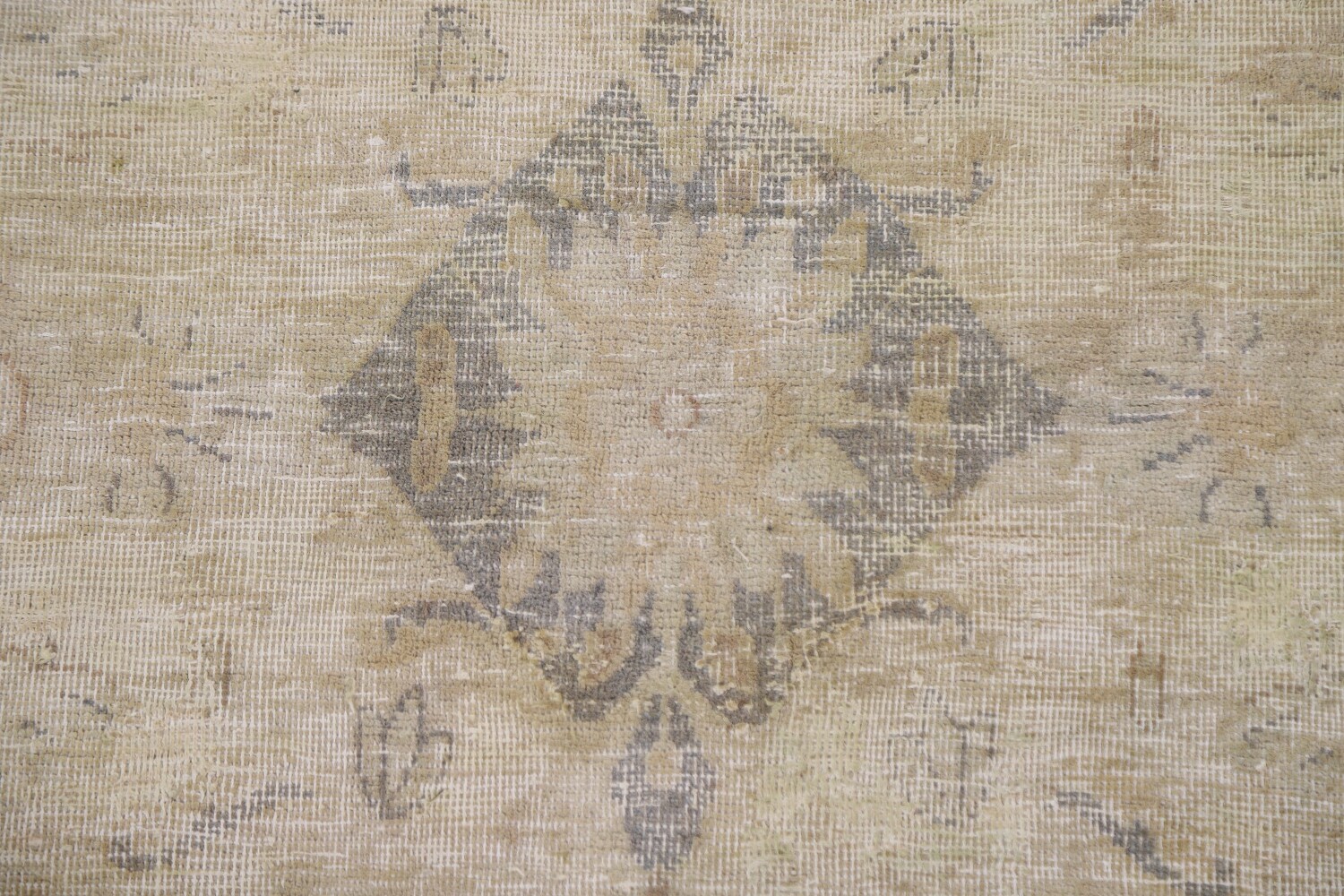 Antique Distressed Kerman Persian Area Rug 6x8