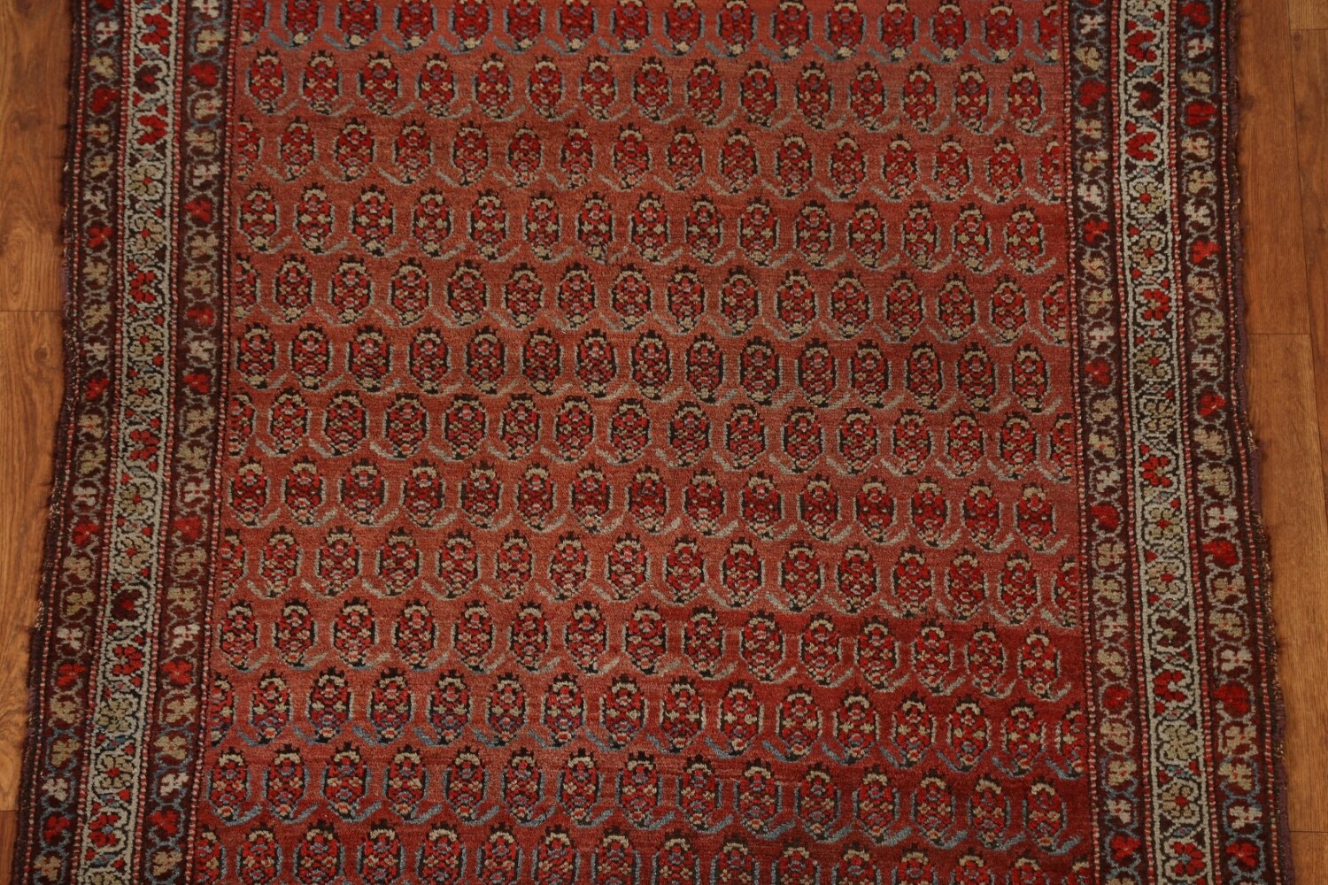 Pre-1900 Antique Vegetable Dye Malayer Persian Rug 3x6