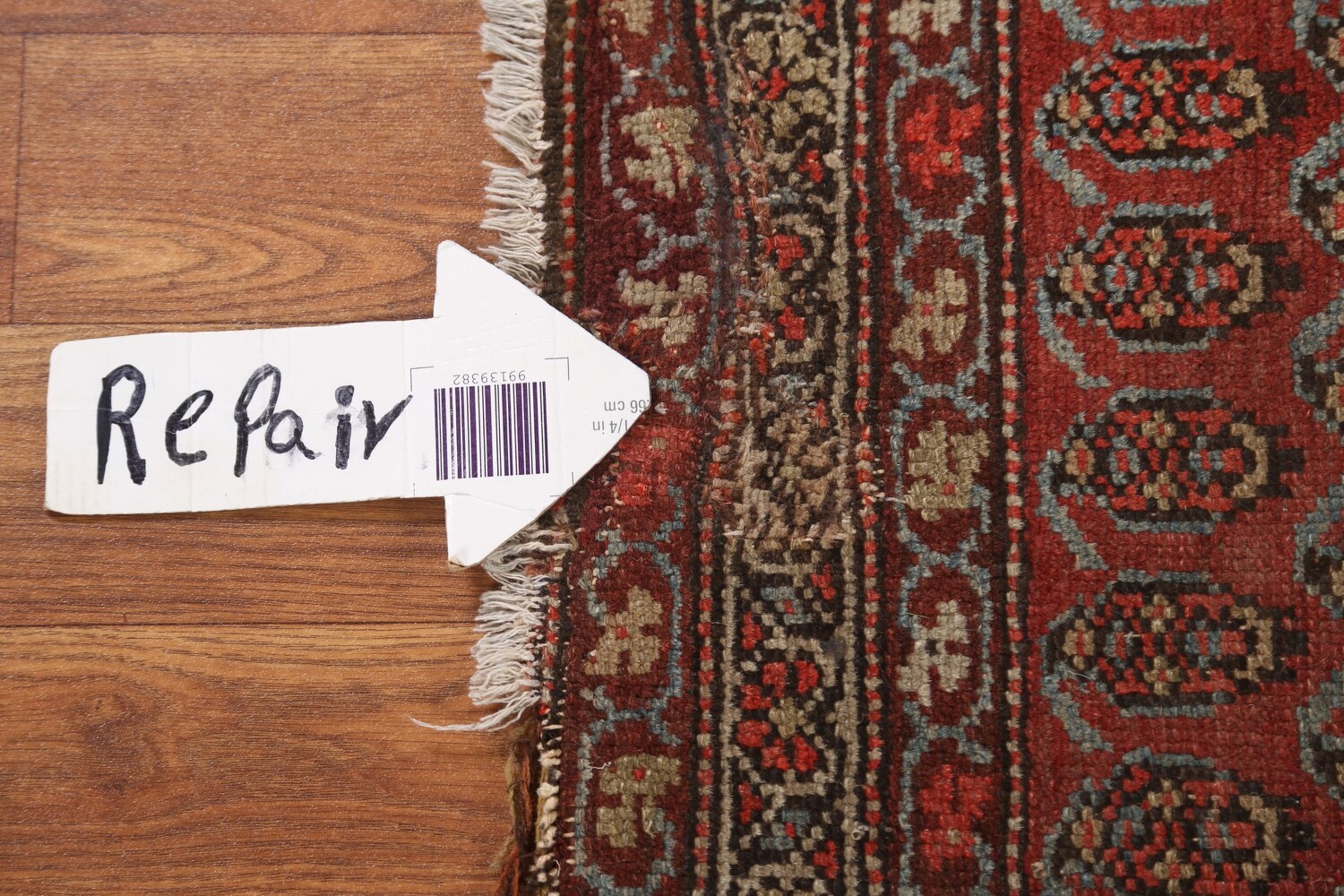 Pre-1900 Antique Vegetable Dye Malayer Persian Rug 3x6