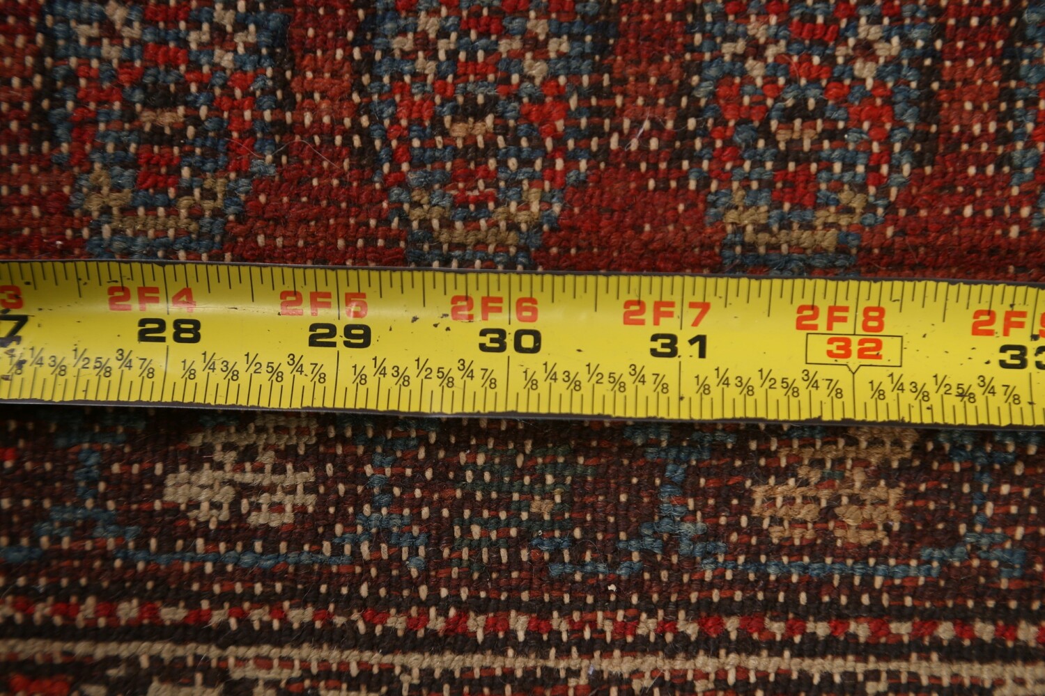 Pre-1900 Antique Vegetable Dye Malayer Persian Rug 3x6
