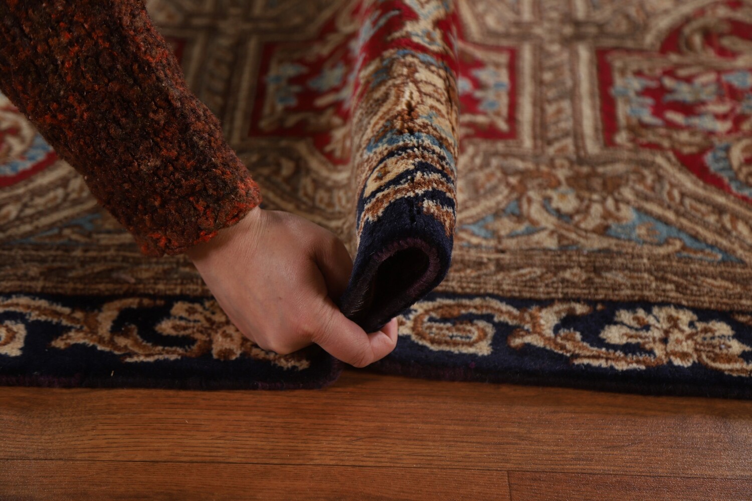 Palace Size Antique Kerman Persian Rug 13x16
