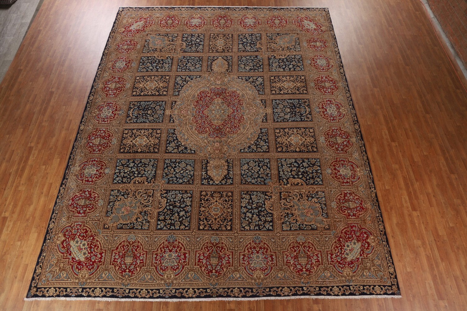 Palace Size Antique Kerman Persian Rug 13x16