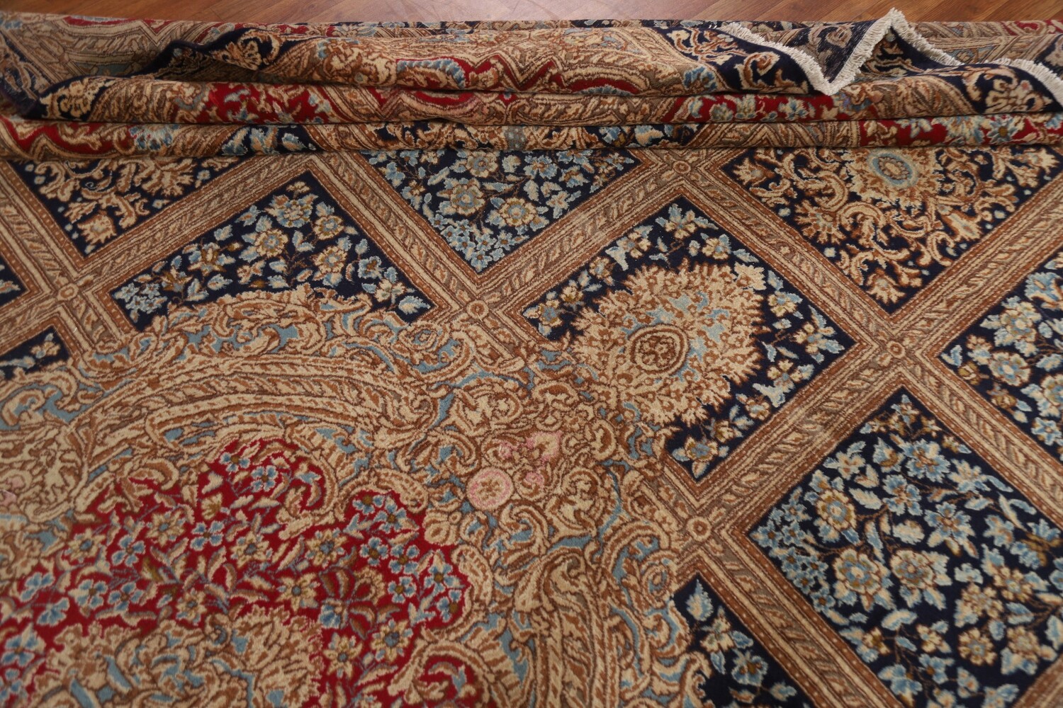 Palace Size Antique Kerman Persian Rug 13x16