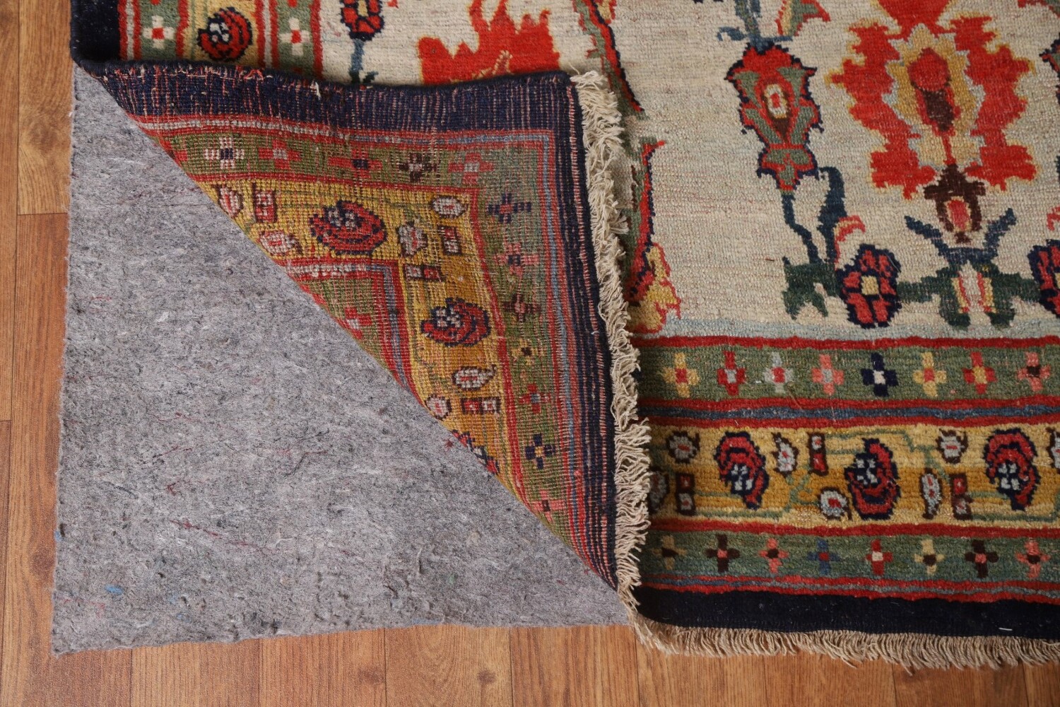 Pre-1900 Antique Vegetable Dye Bidjar Halvaei Persian Rug 12x19