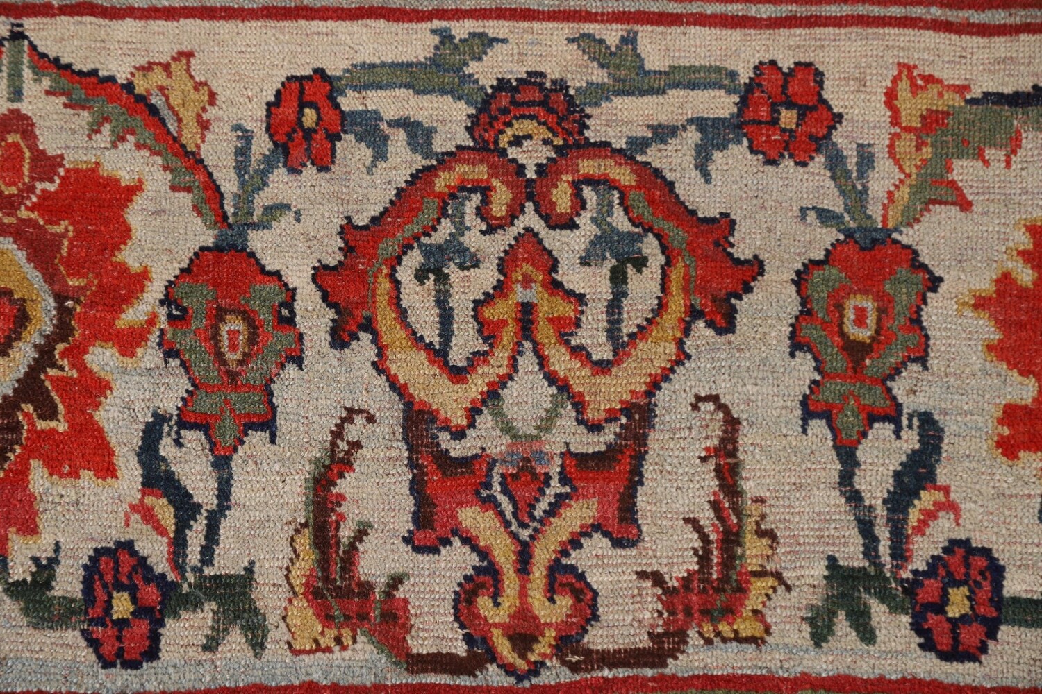Pre-1900 Antique Vegetable Dye Bidjar Halvaei Persian Rug 12x19