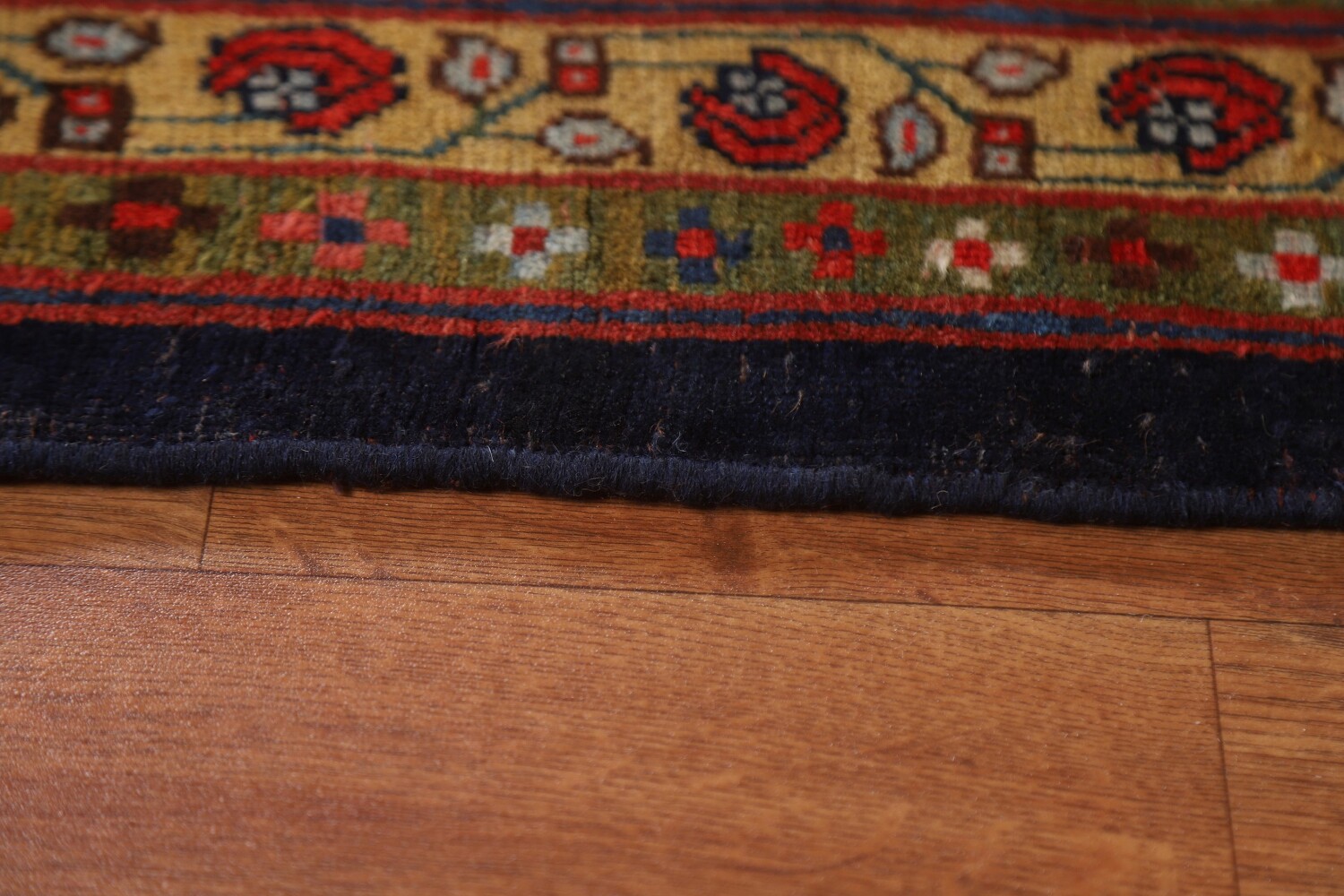 Pre-1900 Antique Vegetable Dye Bidjar Halvaei Persian Rug 12x19