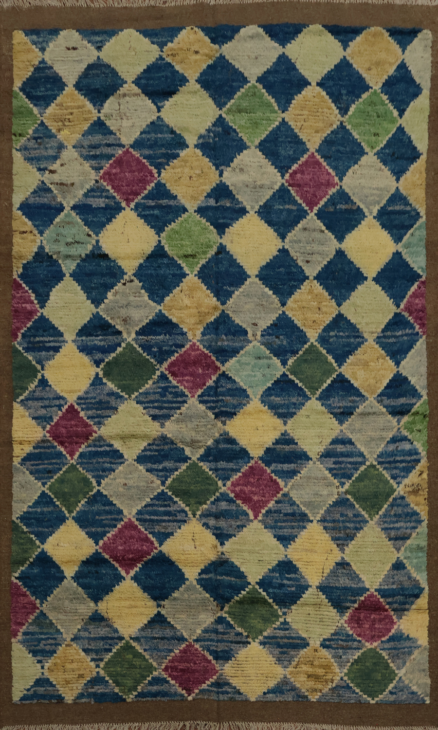 Add Vibrancy with a Multi-Diamond Moroccan Area Rug 7x10