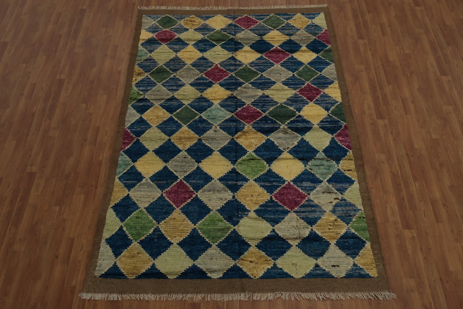 Add Vibrancy with a Multi-Diamond Moroccan Area Rug 7x10