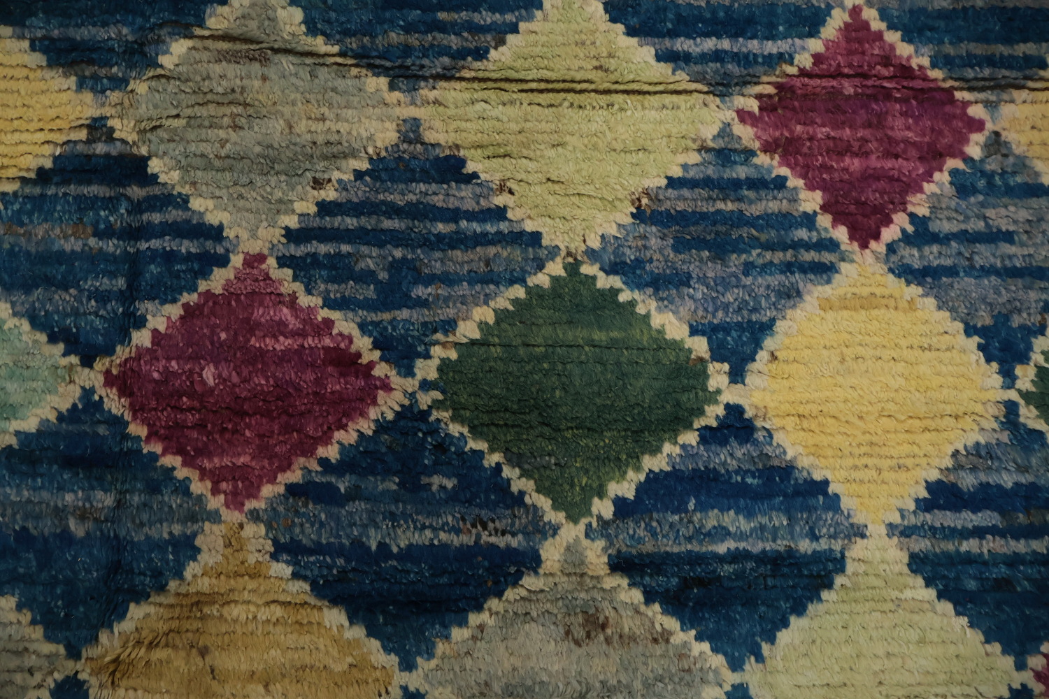 Add Vibrancy with a Multi-Diamond Moroccan Area Rug 7x10