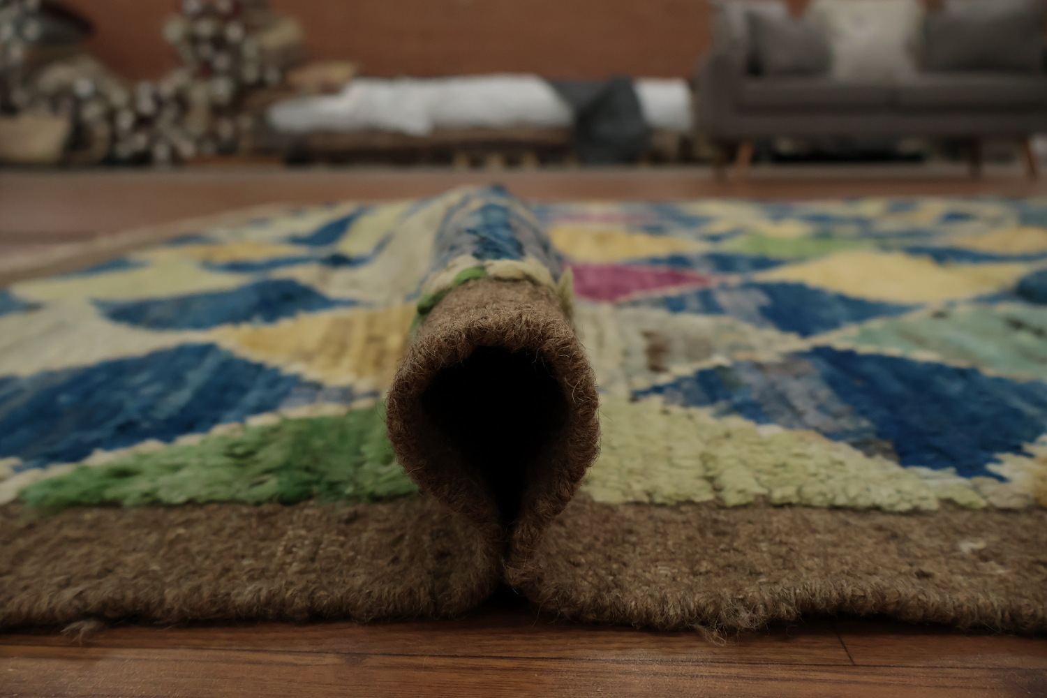 Add Vibrancy with a Multi-Diamond Moroccan Area Rug 7x10