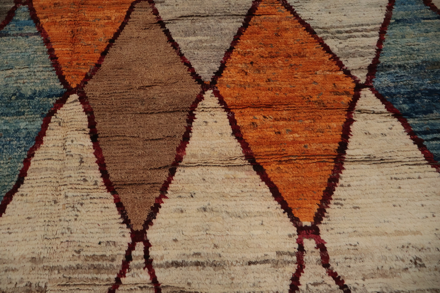 Versatile Moroccan Area Rug 9x12 with Intricate Geometric Motifs