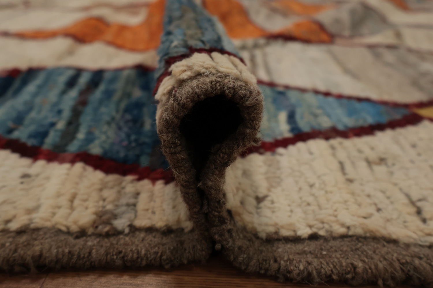 Versatile Moroccan Area Rug 9x12 with Intricate Geometric Motifs