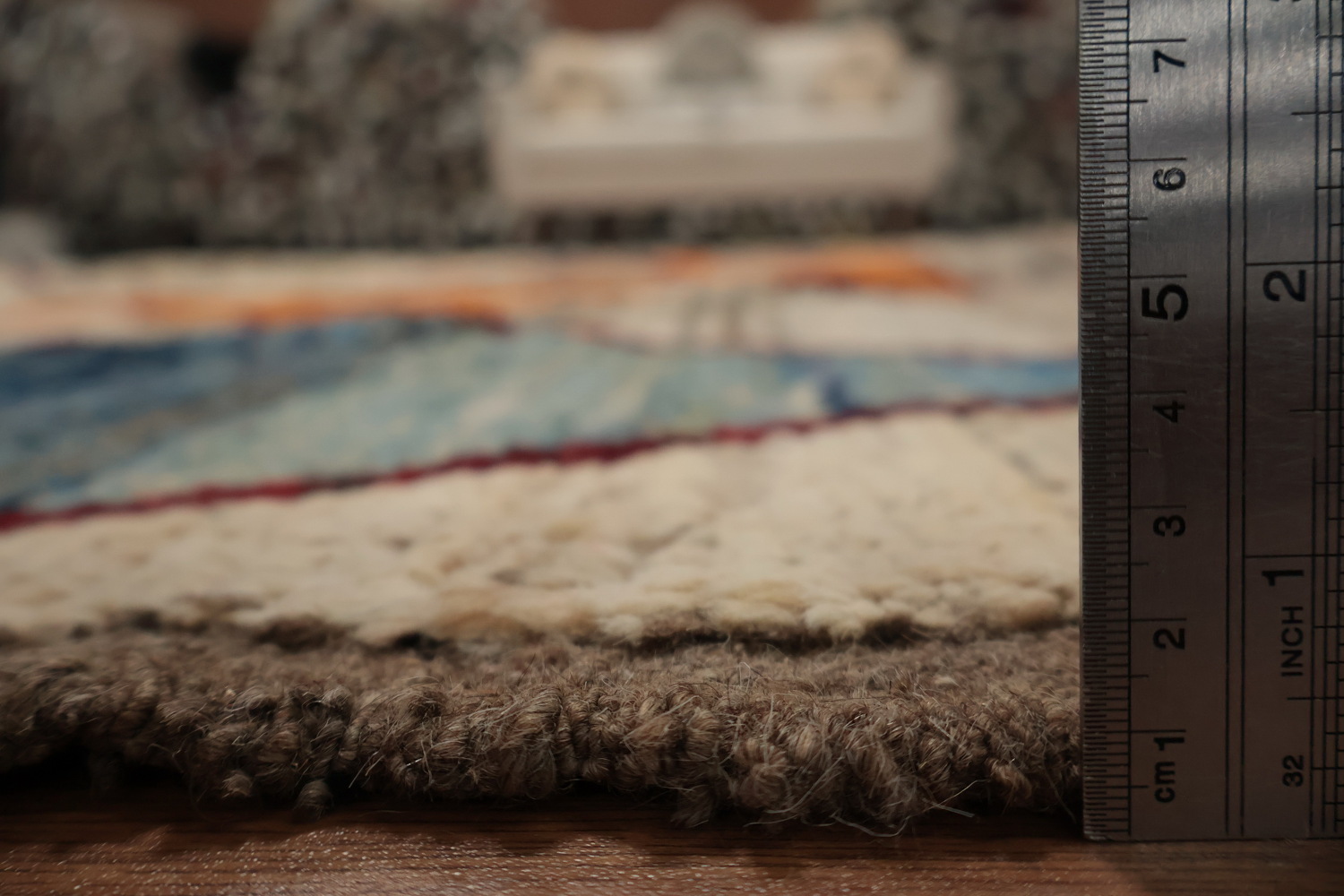 Versatile Moroccan Area Rug 9x12 with Intricate Geometric Motifs