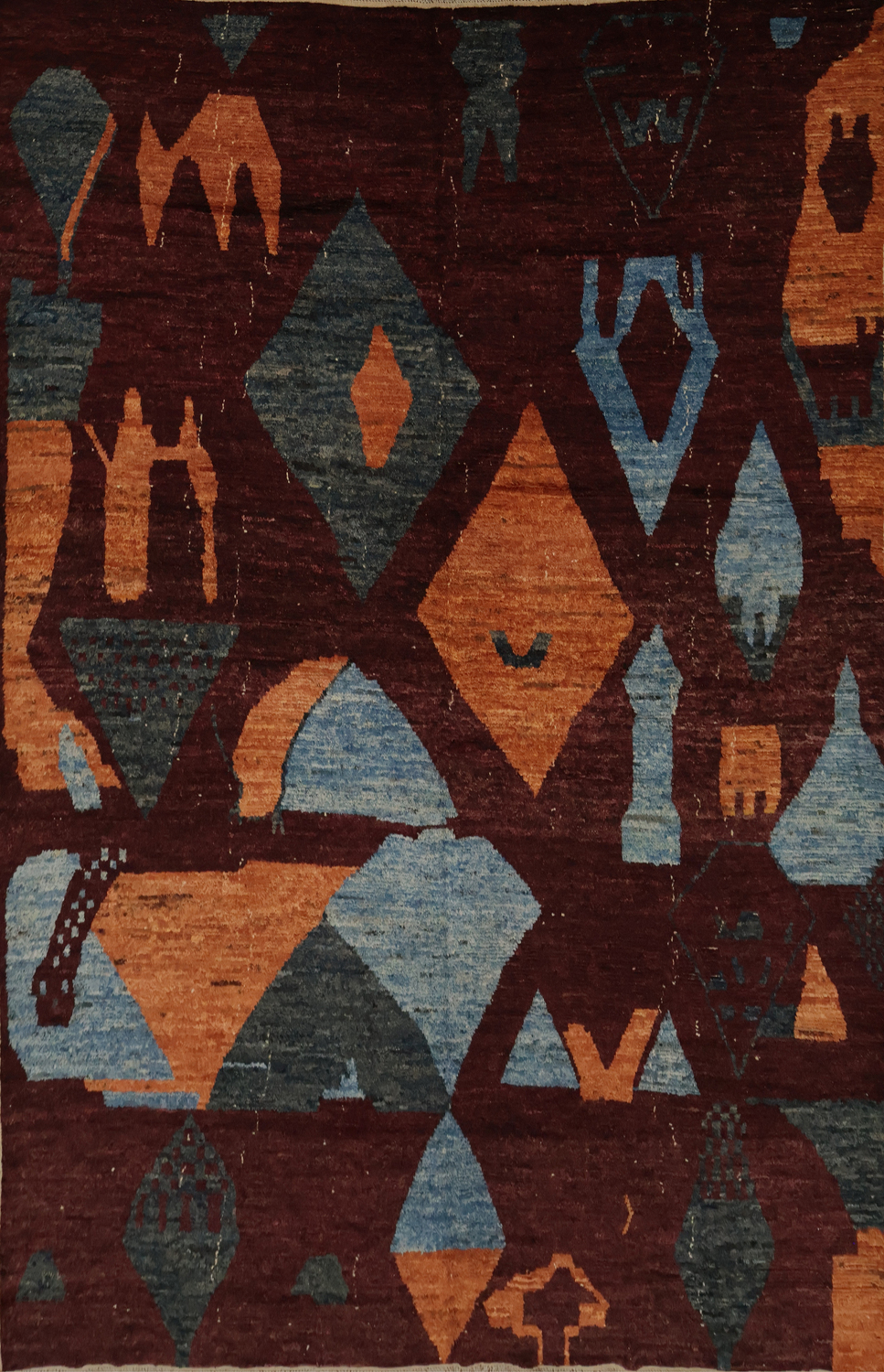 Trendy Abstract Moroccan Area Rug 10x13 for Stylish Home Decor