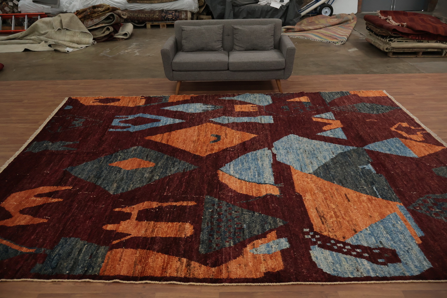 Trendy Abstract Moroccan Area Rug 10x13 for Stylish Home Decor