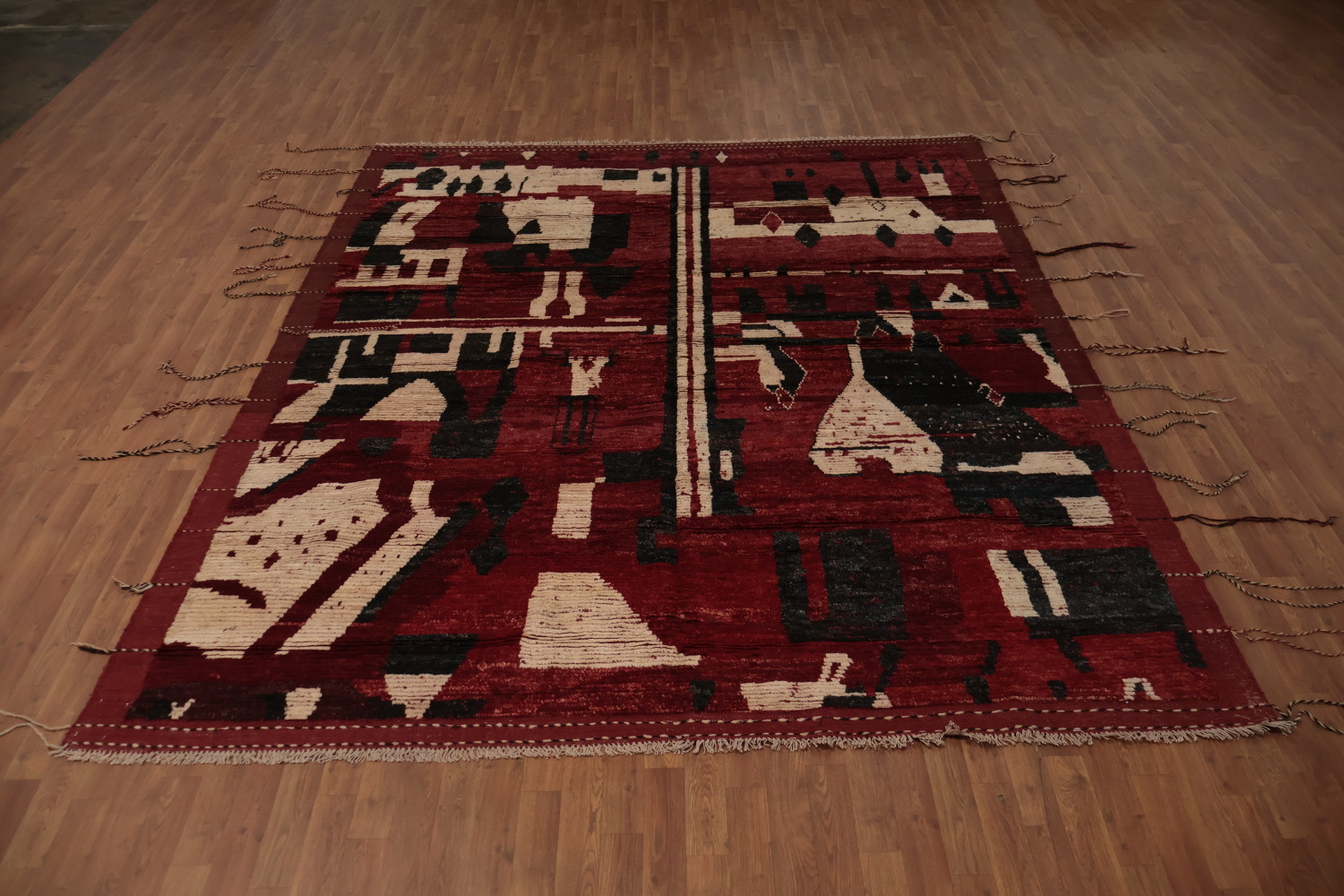 Abstract Moroccan Area Rug 8x10