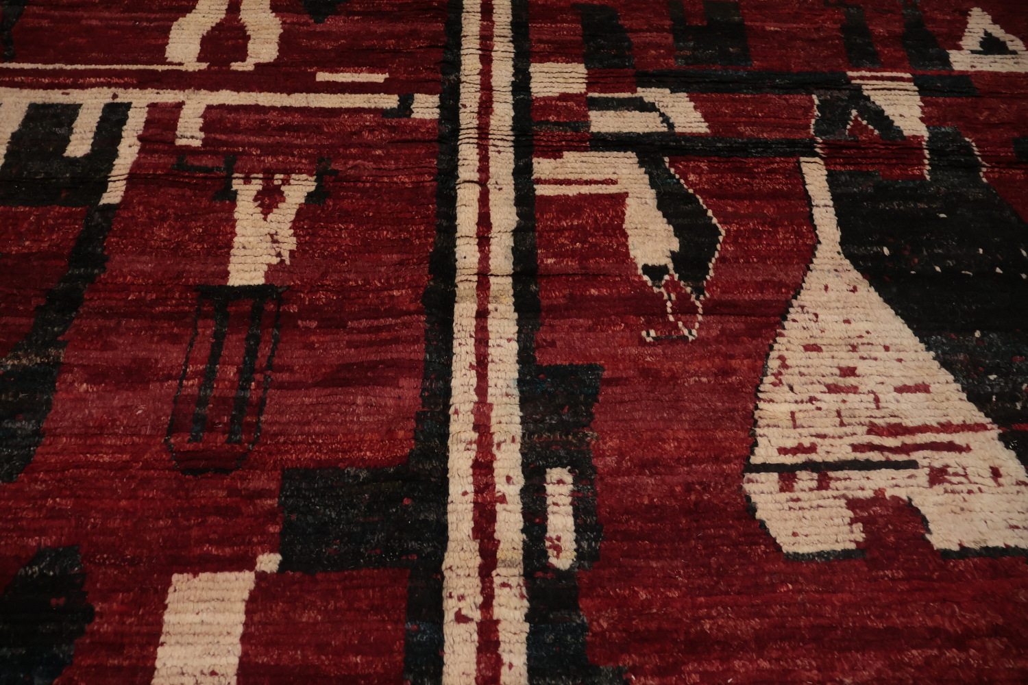 Abstract Moroccan Area Rug 8x10
