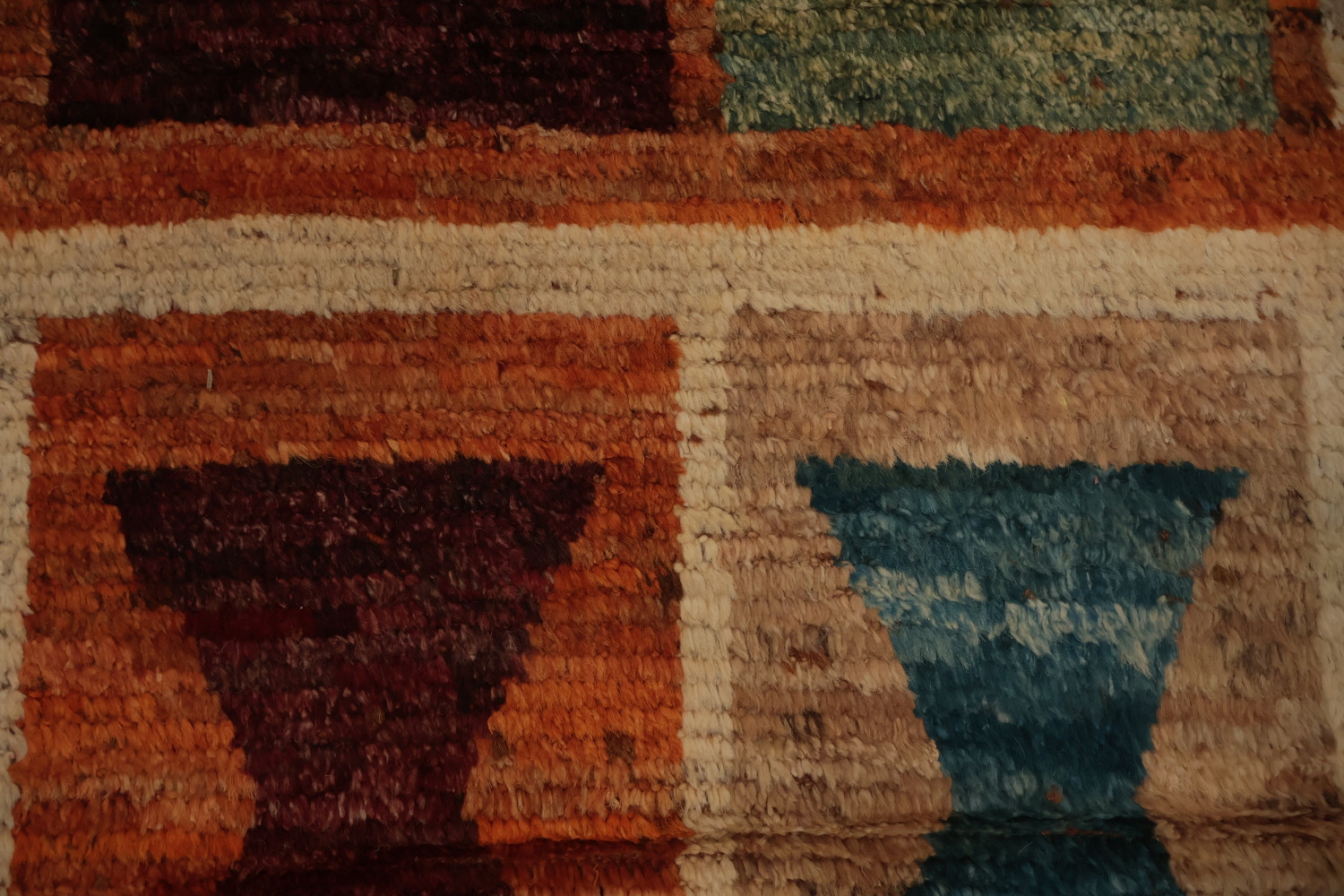 Multicolored Moroccan Area Rug 8x10 with Vibrant Geometric Design