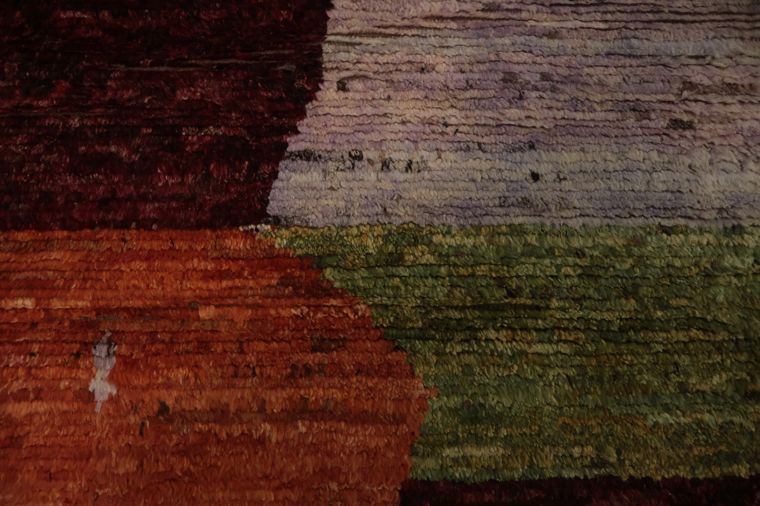 Artisanal Moroccan Area Rug 9x12 with Earth Tone and Geometric Patterns