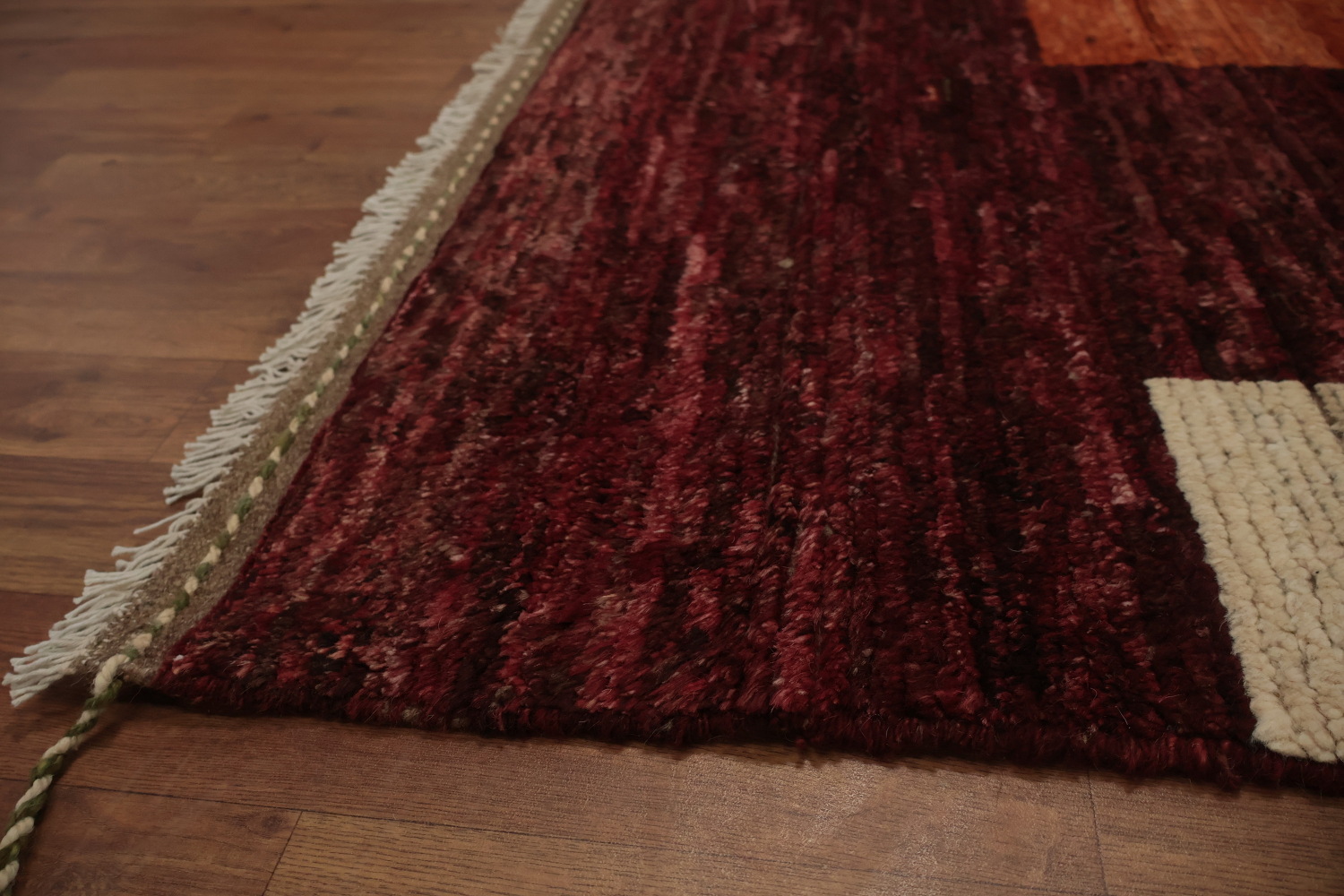 Artisanal Moroccan Area Rug 9x12 with Earth Tone and Geometric Patterns