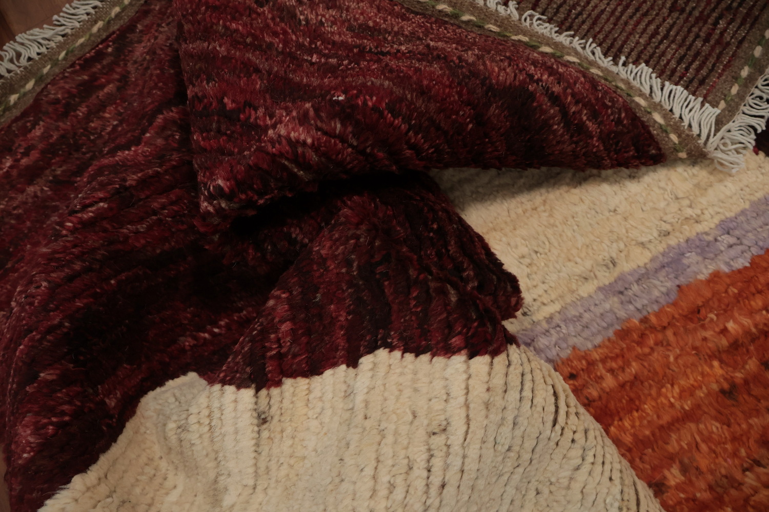 Artisanal Moroccan Area Rug 9x12 with Earth Tone and Geometric Patterns