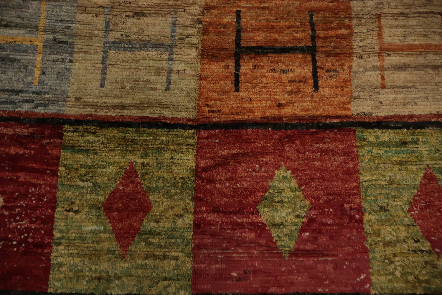 Vibrant Geometric Handmade Moroccan Large Area Rug 10x13