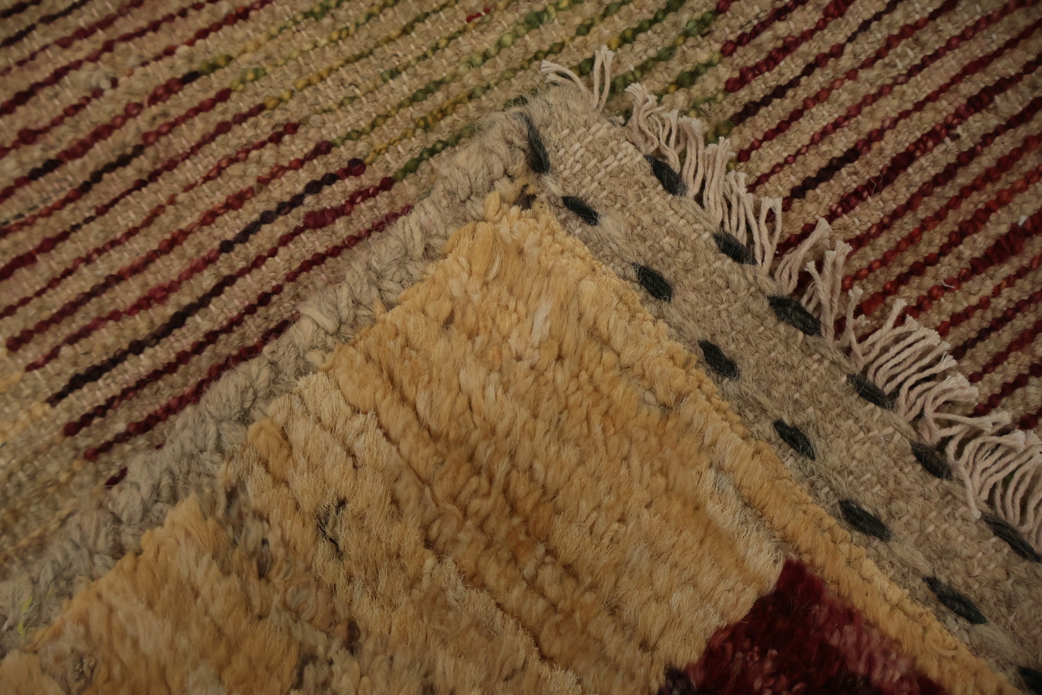 Vibrant Geometric Handmade Moroccan Large Area Rug 10x13