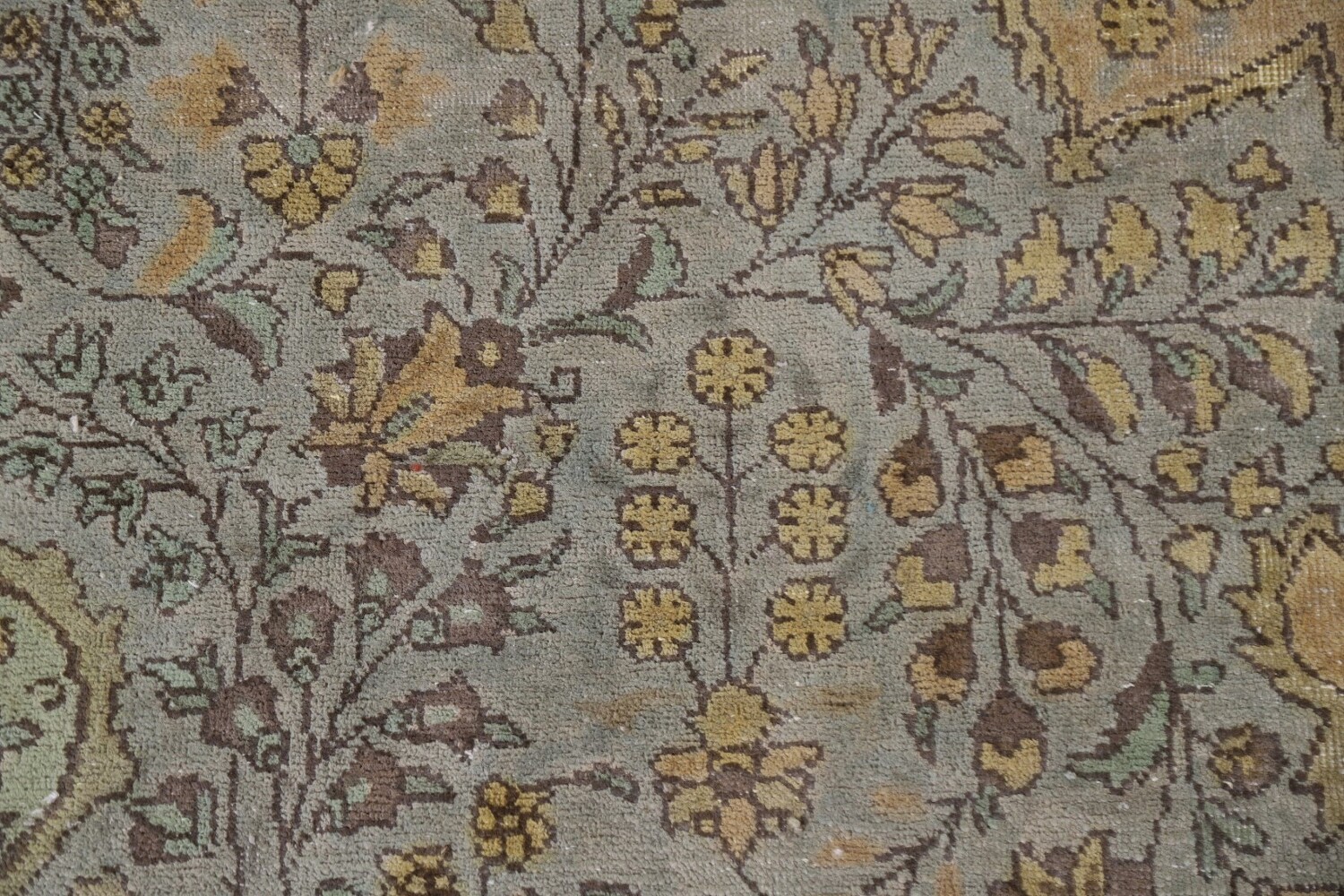 Vintage Floral Tabriz Persian Area Rug 8x11