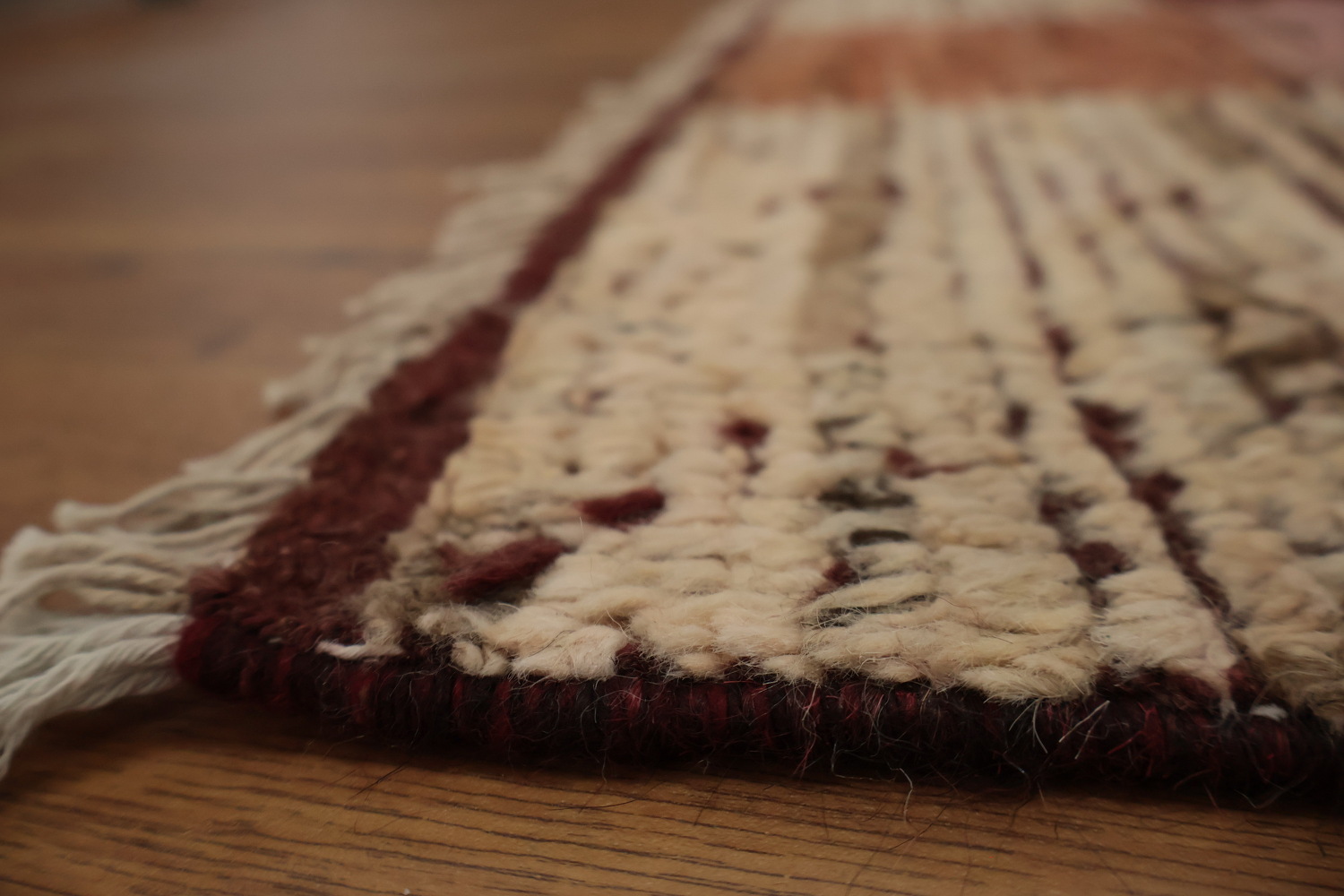 Earthy Tones Meet Modern Wool Moroccan Large Area Rug 10x14