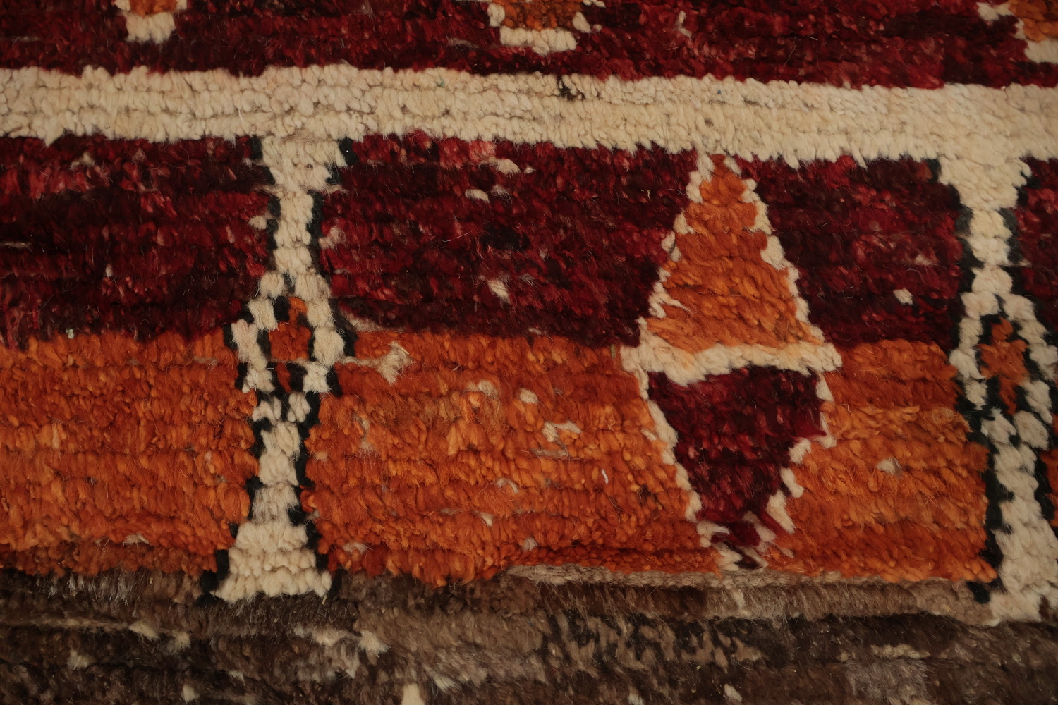 Geometric Charm Unique Striped Moroccan Area Rug 9x12