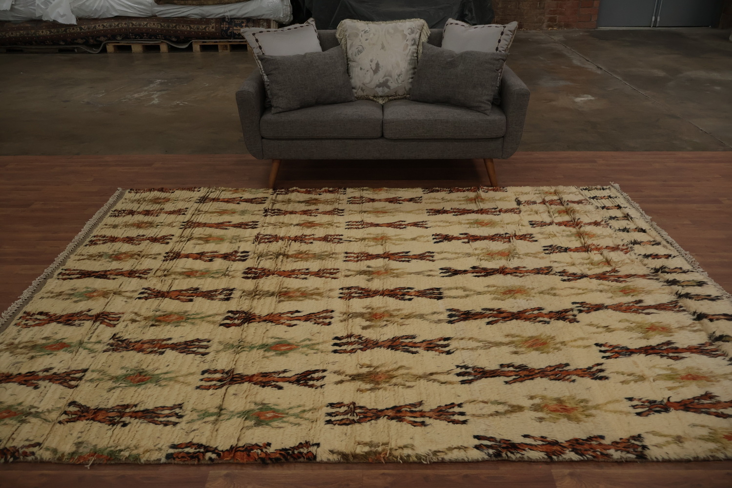 Tribal Moroccan Oriental Area Rug 7x10