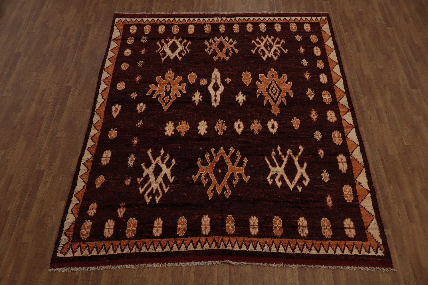 Handmade Moroccan Wool Area Rug 8x10