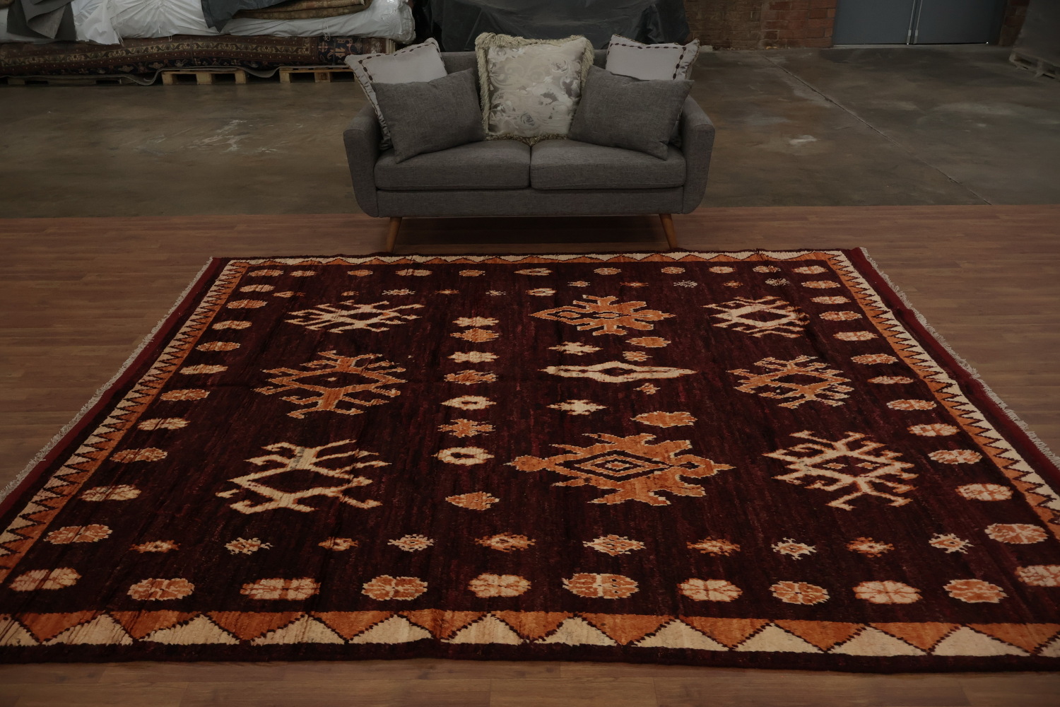 Handmade Moroccan Wool Area Rug 8x10