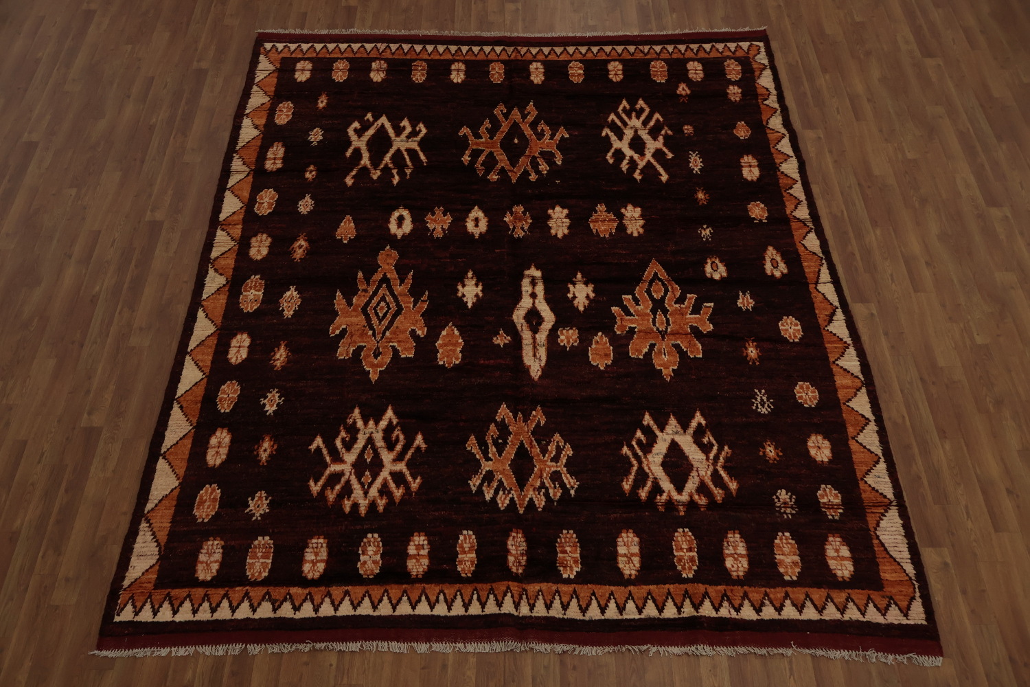 Handmade Moroccan Wool Area Rug 8x10