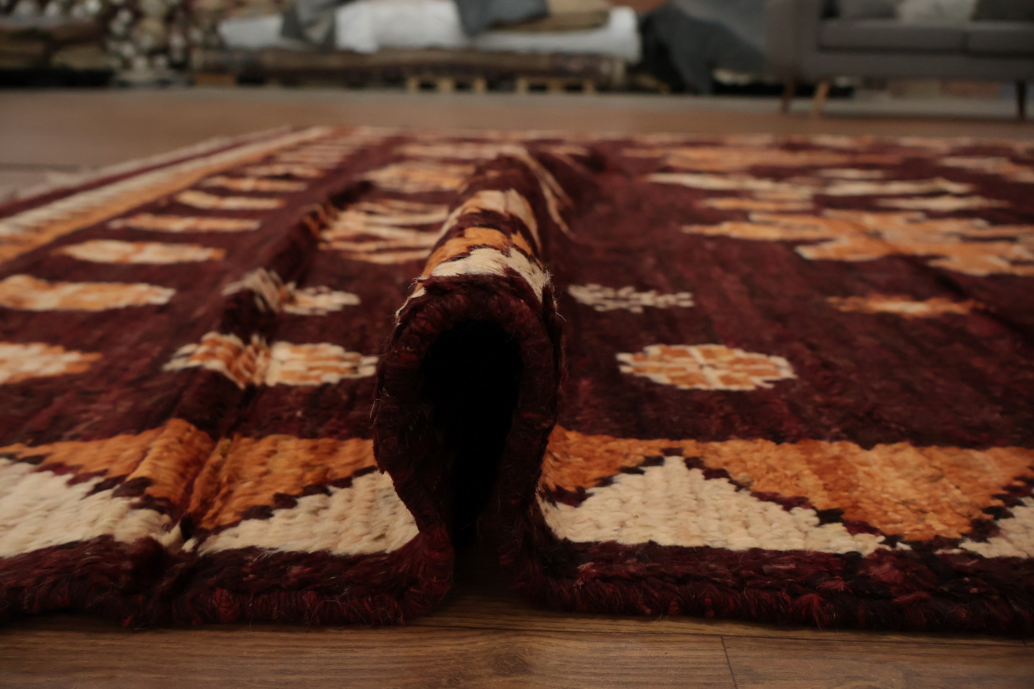 Handmade Moroccan Wool Area Rug 8x10