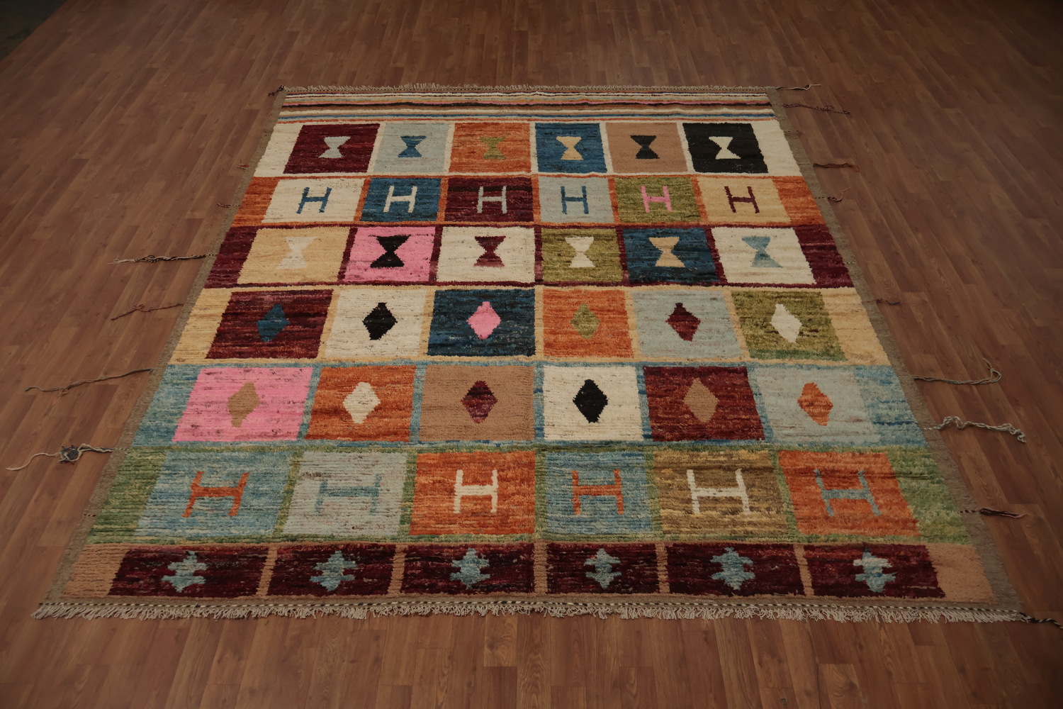 Multicolor Moroccan Area Rug 8x10 for Contemporary Spaces