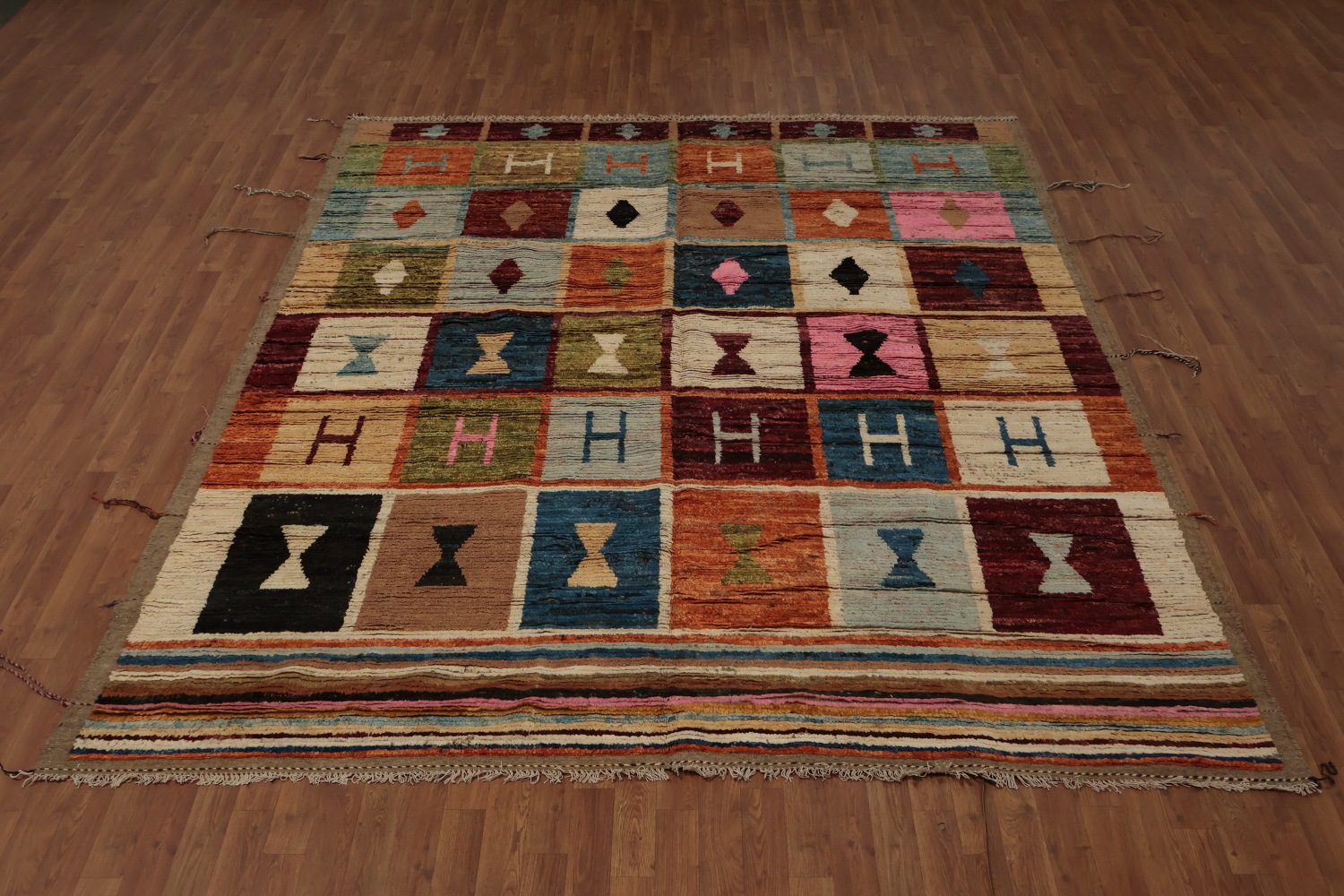 Multicolor Moroccan Area Rug 8x10 for Contemporary Spaces
